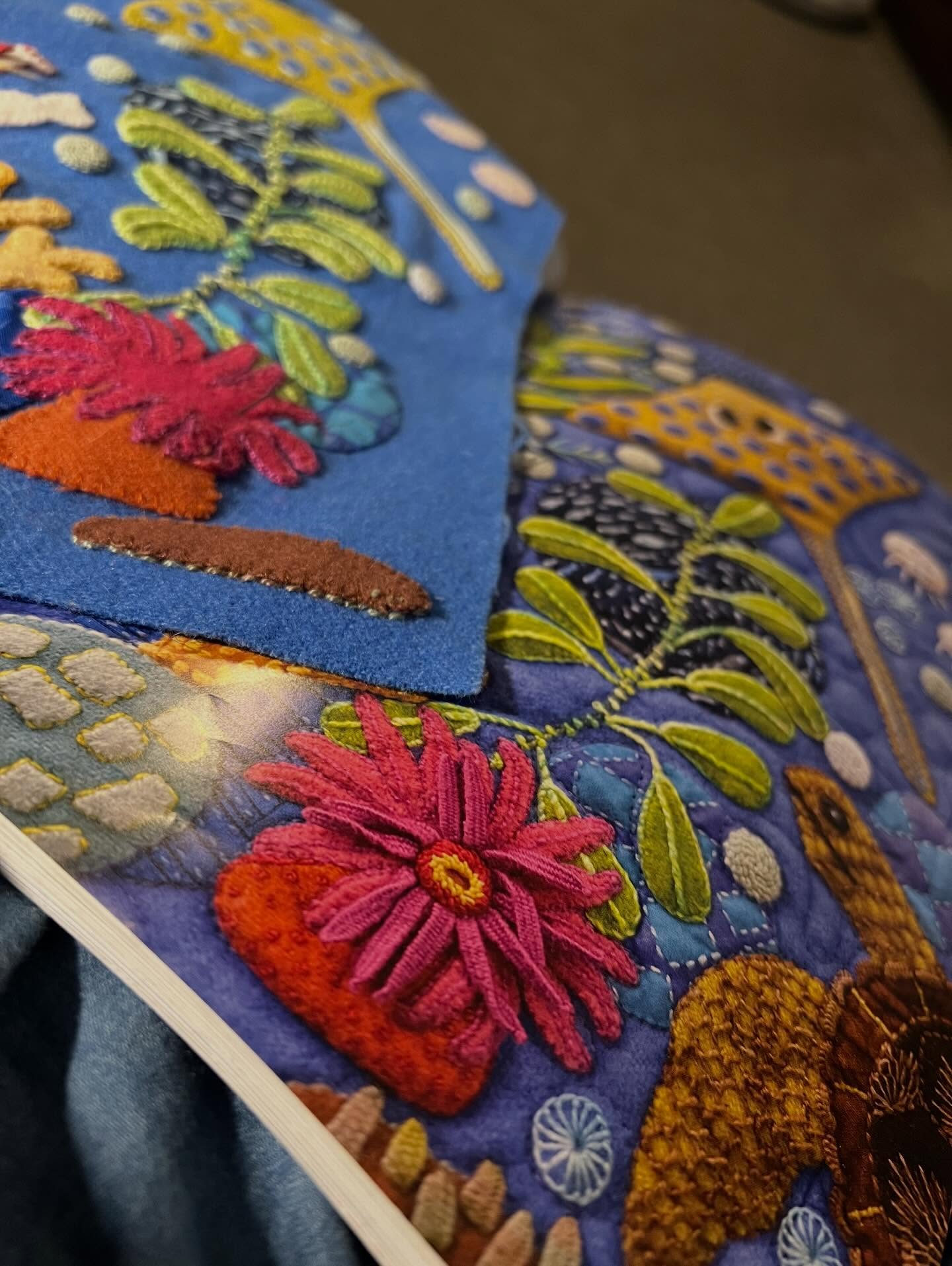 Back to my #tradewindsquilt. So lovely to figure out where I am out. I think I may have done all of the easy bits - so bring on the challenge!! Looking forward to seeing this come together. How are all of your fishies going? I would love to see some photos in the comments. @suespargo #suespargostitching