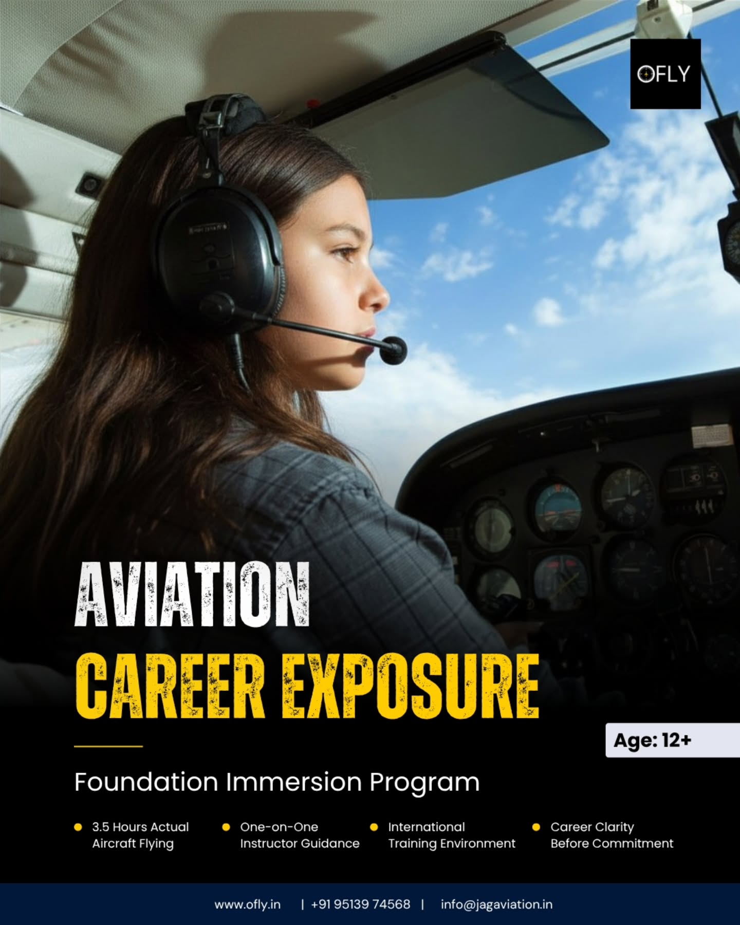 Thinking about a career in aviation? ✈️
The best way to decide is not by guessing—
but by experiencing.
With OFLY’s Foundation Immersion Program,
students step into the real world of aviation—
flying, learning, and understanding what the journey truly looks like.
Clarity before commitment.
#OFLY #AviationCareer #FuturePilots #AviationStudents #CareerGuidance LearnToFly
