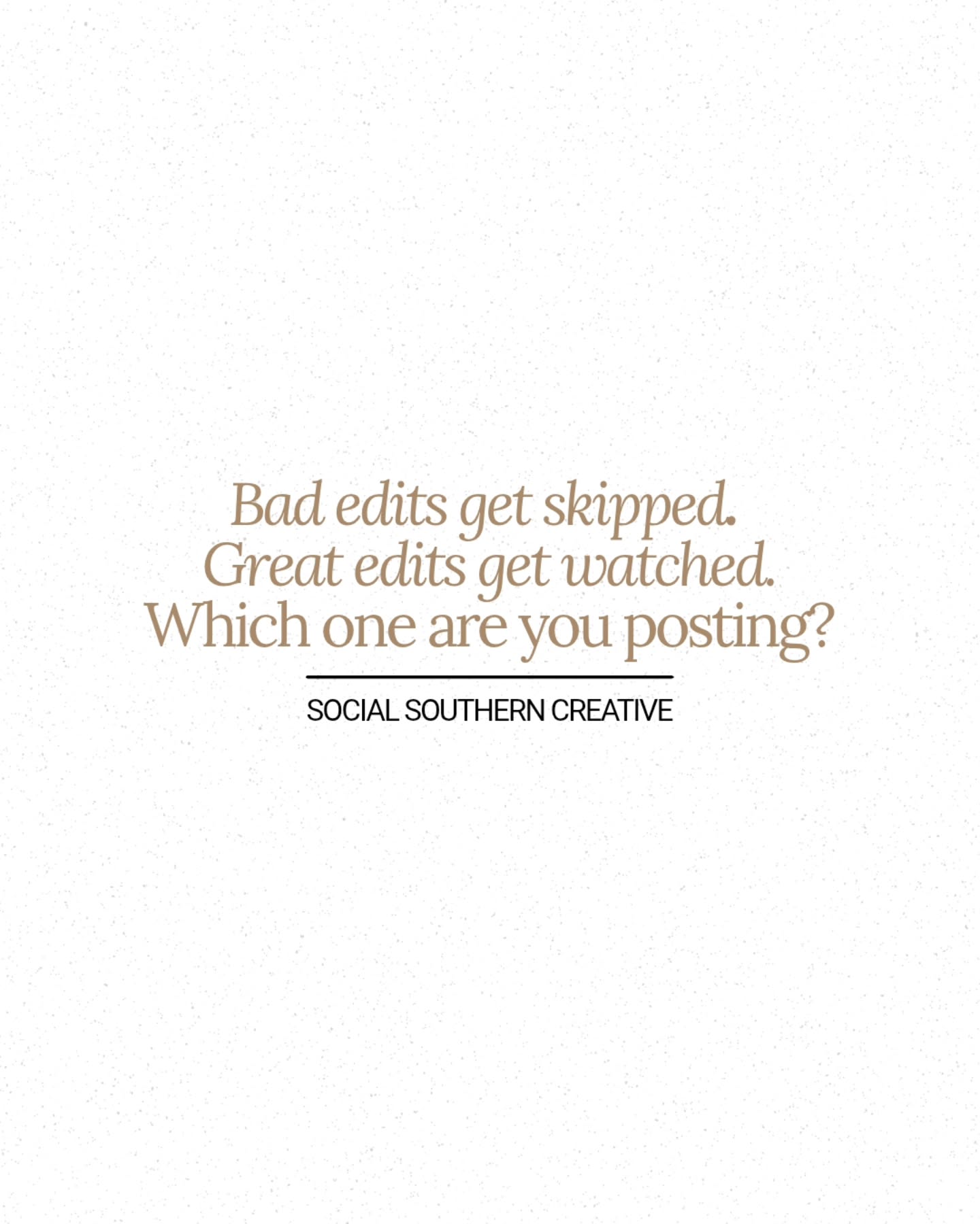 Or is it just bad content?
With that being said, even bad content can get watched with the right edit.
The best way to reach new clients is through reels. But if you actually want to grow your following, you need good content and great edits. Attention spans are short, and people are constantly flooded with videos, so how you edit matters just as much as what you’re saying.
Spend time learning to edit and focus on nailing your hook. Then pay attention to your analytics. They’ll tell you exactly where people drop off, what they rewatch, and what’s actually working.
For example, we tested switching up our filming style by pulling the camera further away and our views dropped. When we went back to a more FaceTime style video edit our views picked right back up.
As always we encourage you to test, test, test! And see what your audience responds to.
#trackingmetrics #socialmediamarketing #reels #videoediting
