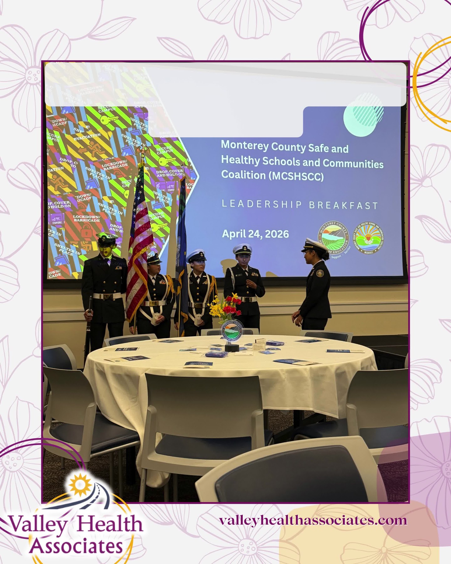 VHA was invited to attend the Leadership Breakfast. Program Manager, Youth Prevention Services, Amber was recognized for presenting at the MCOE Safe & Healthy Schools Collab Meeting and for the Alisal Union School District, which announced their new partnership with VHA during their presentation.
#ValleyHealthAssociates #VHA #MCSHMCC #Leadership #YouthPrevention