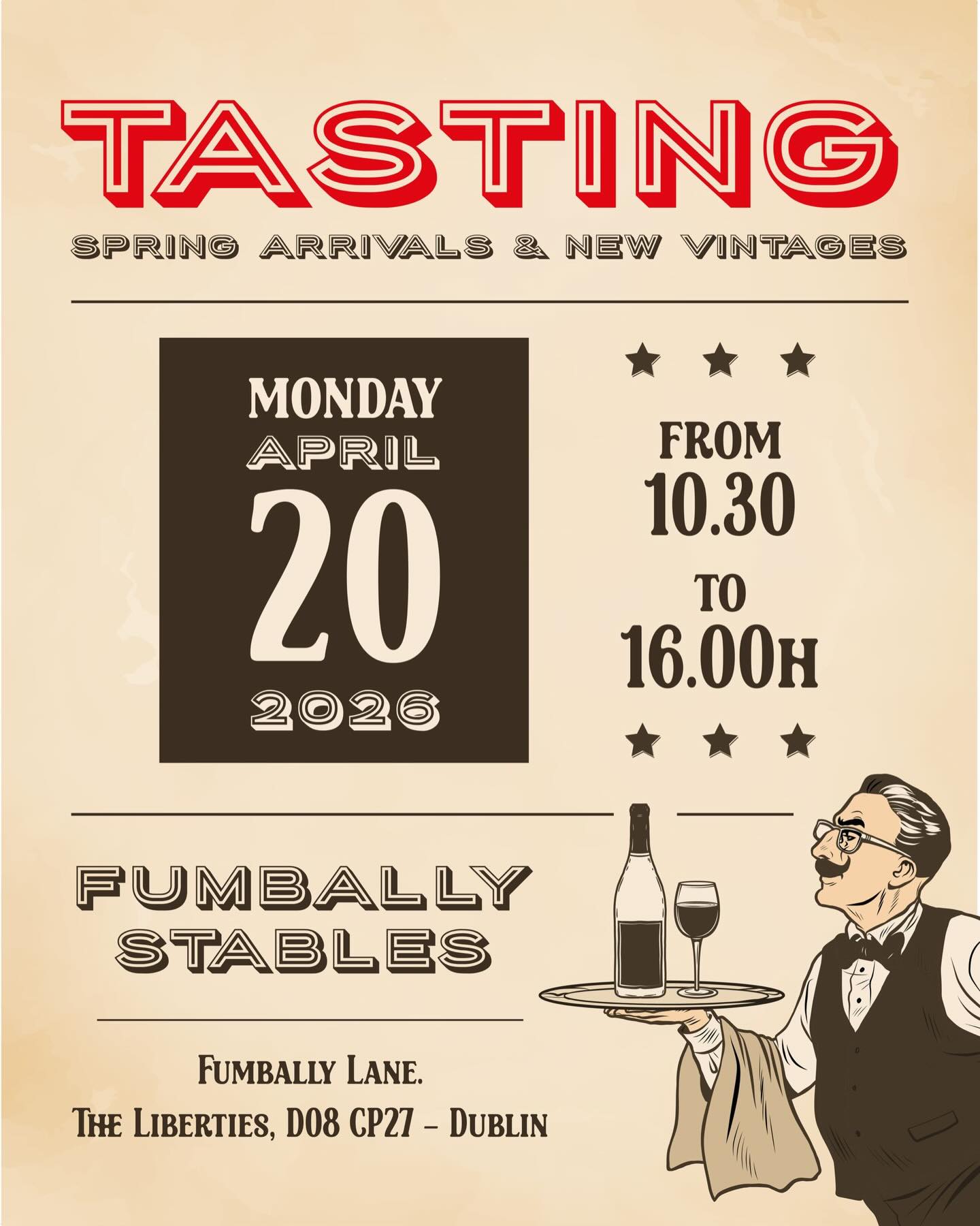 Final touches in the warehouse…before we see you all on Monday… @ our Spring Arrivals Tasting! Same place @fumbally ❤️, same time… lots of NEW WINES to try & enjoy!