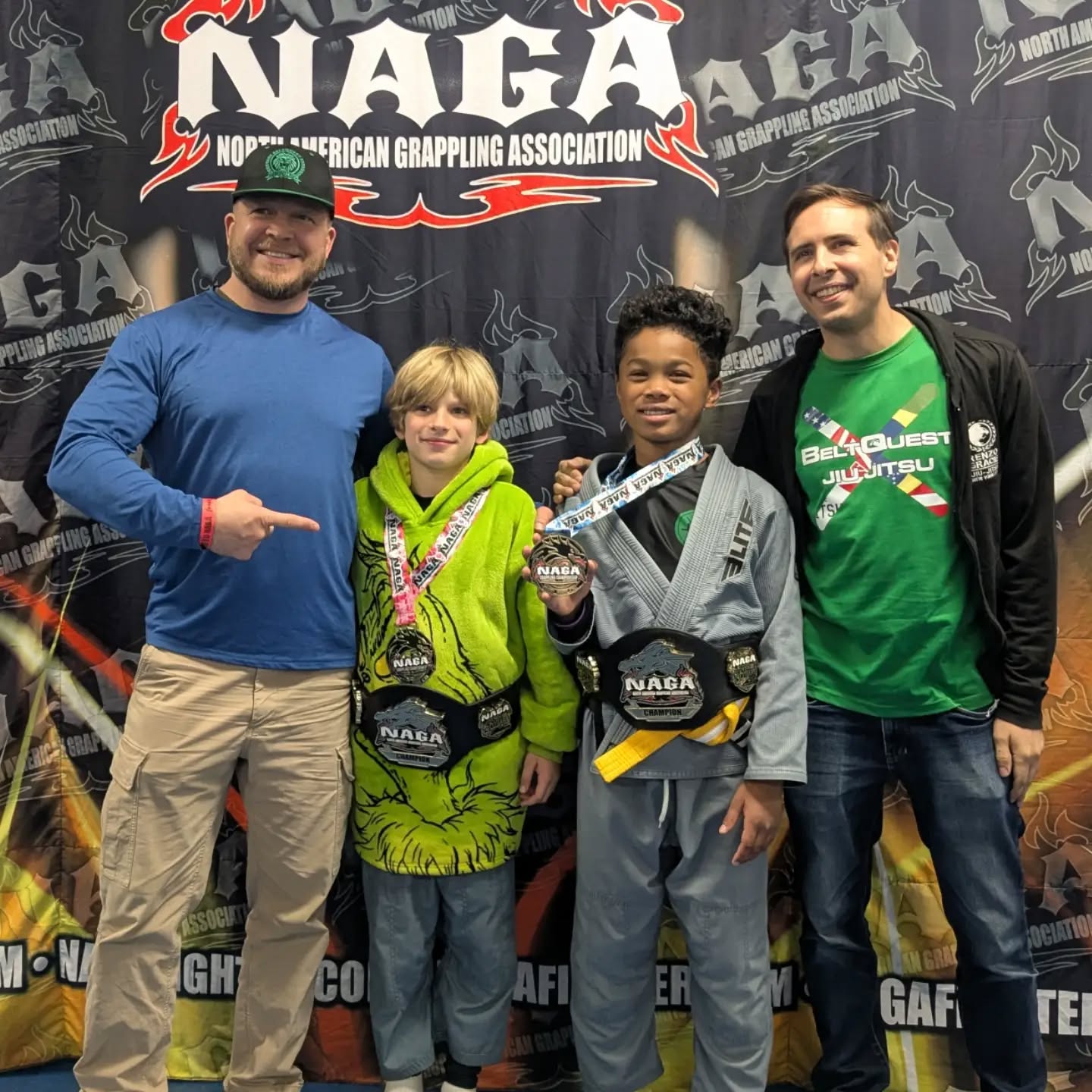 Huge shoutout to our young champions at the NAGA competition! π₯π₯π₯π₯π₯
Two golds, two silvers, and a bronze, ouldnβt be prouder of the hard work, heart, and determination these kids showed out there.