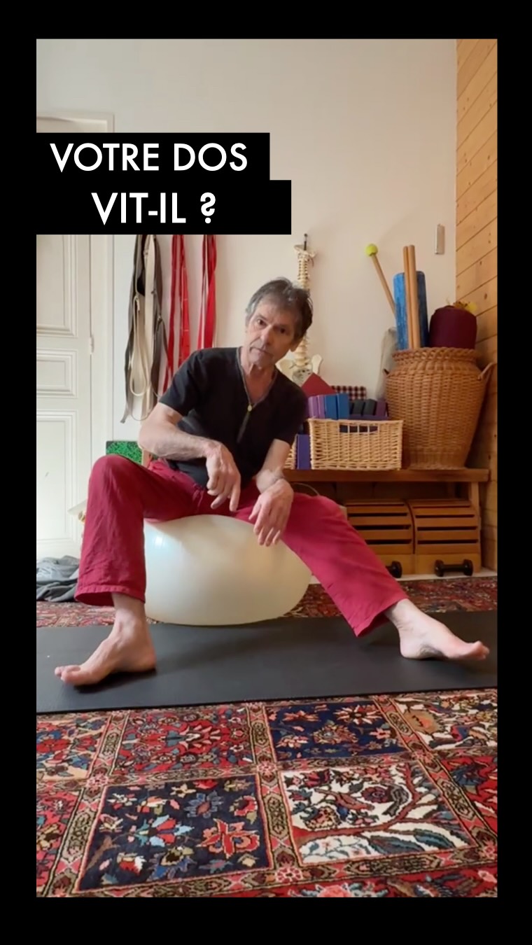 VOTRE DOS VIT-IL ? 🏛️✨
Regardez cette vidéo de Serge issue d’un bilan postural Yoga.
Regardez comment son dos n’est pas un bloc rigide, mais un conducteur fluide. ✨
« C’est-à-dire que tu laisses ton dos vivre au rythme de tes jambes. »
❌ Trop souvent, nous « tenons » notre corps.
Nous bloquons le ventre, nous verrouillons le dos par peur de tomber ou par habitude de contrôle. Mais en bloquant, nous empêchons la vie et le mouvement de circuler.
✅ La clé de la Yogathérapie Posturale :
L’action part des jambes. Quand elles s’activent (la flexion de hanche s’amplifie sur le ballon), l’onde doit pouvoir traverser tout le corps, sans aucun barrage. C’est cette fluidité qui libère instantanément les lombaires.
Il ne s’agit pas de contrôler, mais d’obéir à la poussée et de laisser passer l’énergie.
🌿 Alors, posez-vous la question aujourd’hui :
Votre dos vit-il ?
Laissez-vous le mouvement de votre vie traverser votre corps ?
On apprend à déconstruire ces verrous pour retrouver cette harmonie dans notre formation de Yogathérapie posturale 🏛️⚖️
#YogaTherapie #Posturo #swissball #cathetsergeyoga #dos