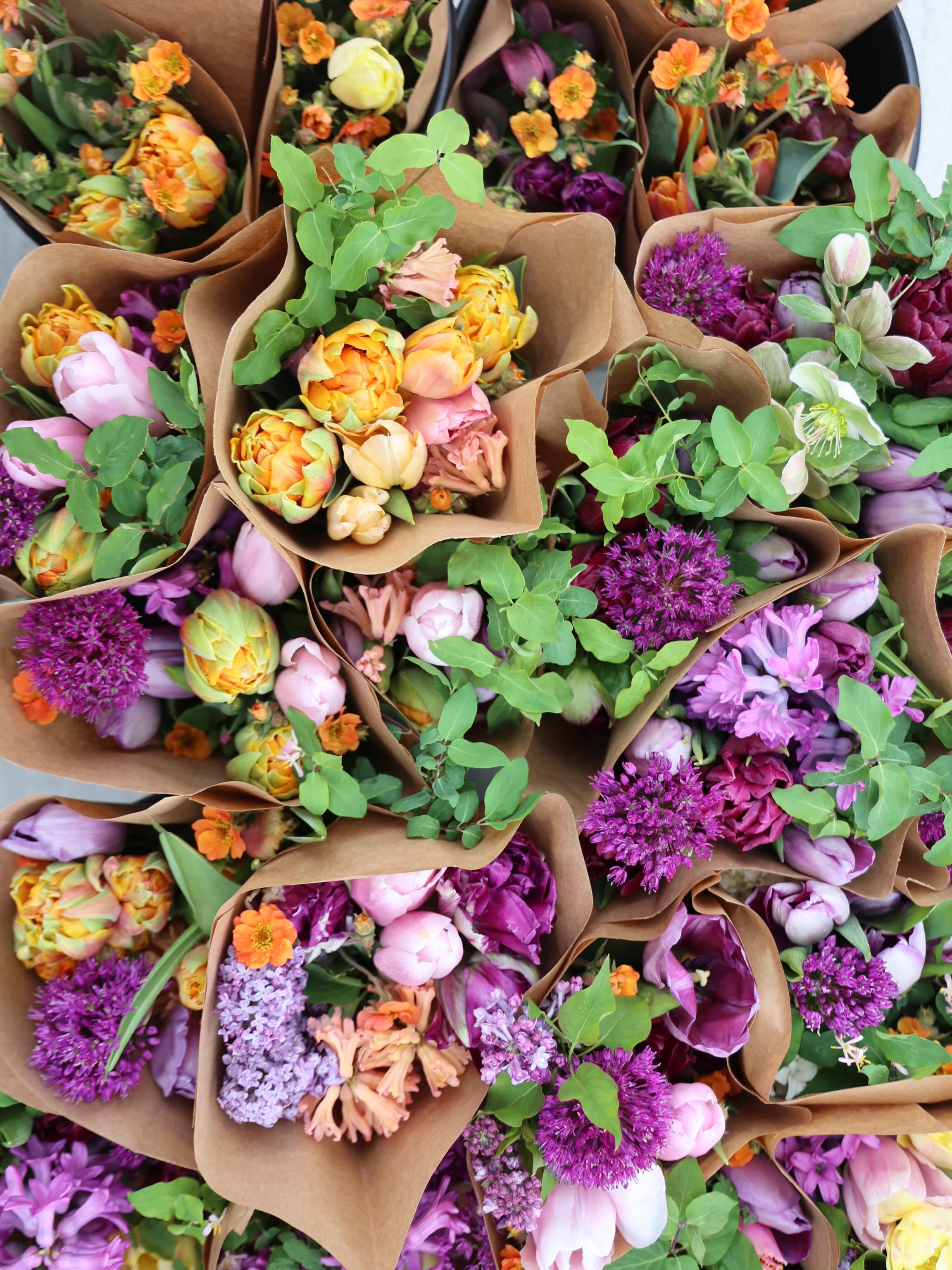 The Flower House is open and packed full with all the goodness of spring! We have lots of new stuff out today — pansy pots, herb planters, and the first of our garden plant starts. And check out our new Gardener’s Hand Scrub! It’s made with ingredients that are great at nourishing the skin and infused with lavender and calendula grown here for a treat your hands will thank you for.
We’re open Saturday & Sunday 10-6.