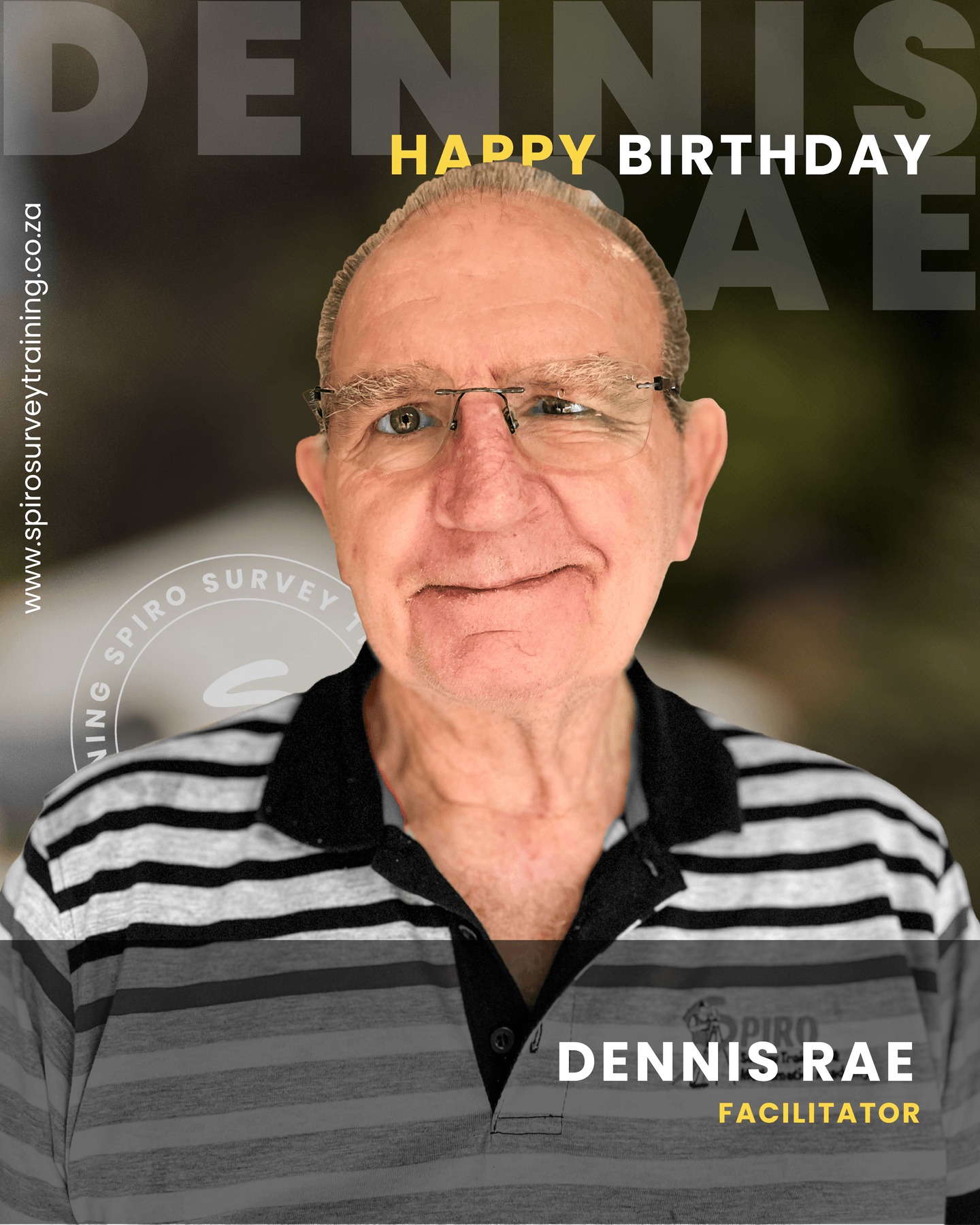 Happy Birthday to one of the industry's most respected leaders, Dennis Rae!
With over 50 years of experience and his role as Chairman of the Minerals Council Examination Board, Dennis is a true cornerstone of the surveying profession. We are incredibly honored to have his wealth of knowledge guiding our students through Geology, Mining Legislation, and Surveying.
Have a legendary day, Dennis! 🥂✨
#IndustryLeader #MineSurveying #SpiroFacilitator #LegislationExpert #SpiroFamily