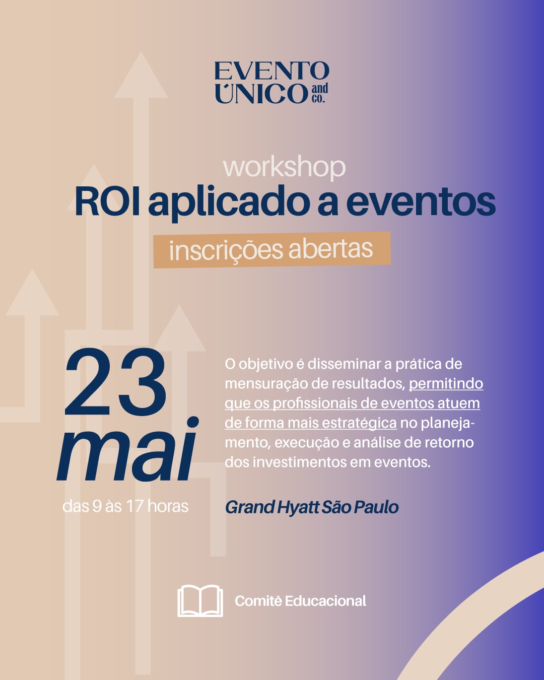 🚨 INSCRIÇÕES ABERTAS 🚨
Pare de tratar seus eventos como despesa.
Comece a provar que eles são investimento.
Se você ainda precisa “defender” seus eventos, esse workshop é pra você.
Aqui, a gente vira o jogo: sai do achismo e entra na mensuração.
🎯 Um encontro prático para gestores que querem:
• dominar o ROI em eventos
• ganhar segurança diante da diretoria
• transformar entrega em resultado comprovado
📅 23 de maio
📍 Grand Hyatt São Paulo
🔗 Inscrições abertas, acesse link na bio
#eventoscorporativos #gestaodeeventos #marketingdeeventos #roi #eventos #liveMarketing #eventosb2b #kpi
