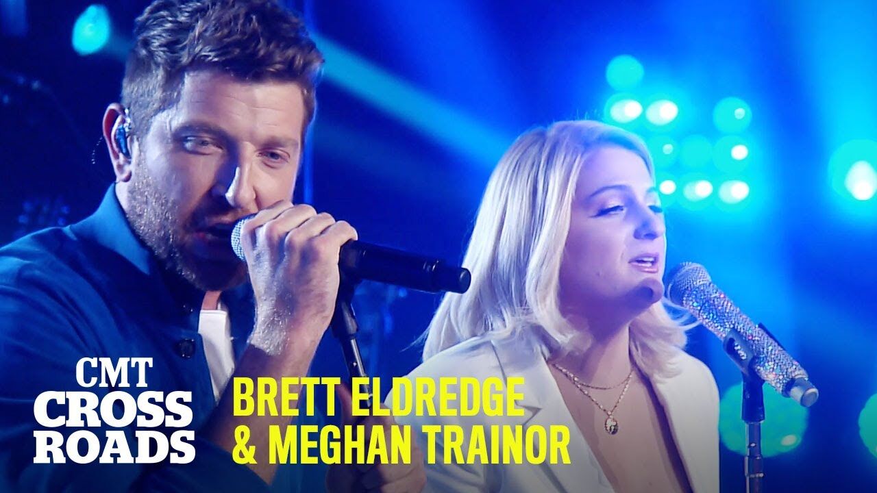 Brett Eldredge and Meghan Trainor paired up for the latest "CMT Crossroads" episode eight years ago. The set includes "All About That Bass," "Drunk on Your Love," "Wanna Be That Song," and "Islands in the Stream." #MusicIsLife https://youtu.be/ZOsDiqK0AWs?si=hQPZHLb8xRjYIwam