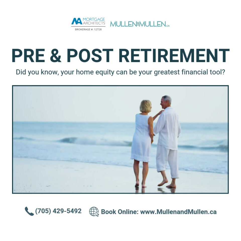 🏡 Heading into retirement… but still paying a mortgage?
Or maybe you’re retired and wondering how to make your home equity work best for you?
There are options many homeowners don’t realize exist — like reverse mortgages or all-in-one mortgage products designed to:
✔️ Increase cash flow
✔️ Access the equity in your home
✔️ Simplify your finances
✔️ Support the lifestyle you want in retirement
Whether you're planning ahead or already retired, the right strategy can make a big difference.
If you're curious about what might work best for your situation, let’s have a conversation. We would be happy to walk you through all of your options.
📩 Call or Book Online:
💻 www.MullenandMullen.ca
📞 (705) 429-5492.
MORTGAGE ARCHITECTS, BROKERAGE #12728
#ReverseMortgage #AllInOneMortgage #LifesMoments #MullenandMullen #WasagaBeach #Clearview #MortgageArchitects