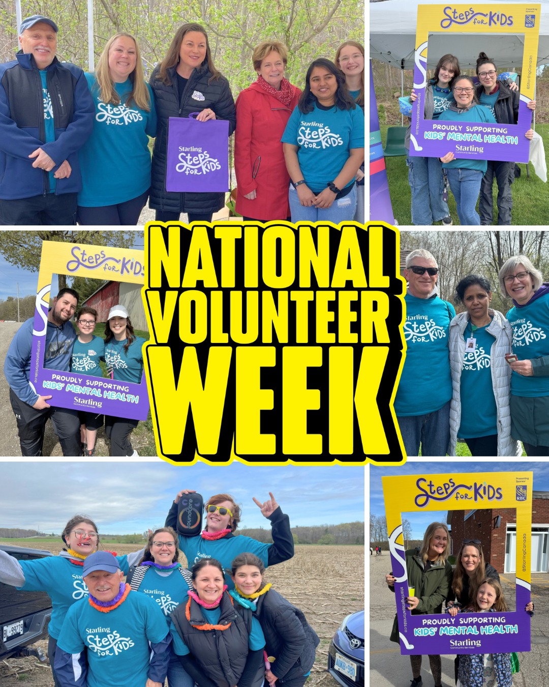 It's #NationalVolunteerWeek and we are so grateful to our many volunteers who support Steps for Kids!👟💛
Your time, energy, and compassion help bring this walk to life and strengthen the mental health supports kids rely on most.
Thank you for showing up with heart and for helping create a community rooted in care, connection, and hope.
We can’t wait to walk together at Steps for Kids on Sunday, May 3.
#StepsForKids2026 #LittleStepsBigImpact #ChildrensMentalHealthWeek #KidsMentalHealth #MentalHealthAwareness #WaterlooRegion