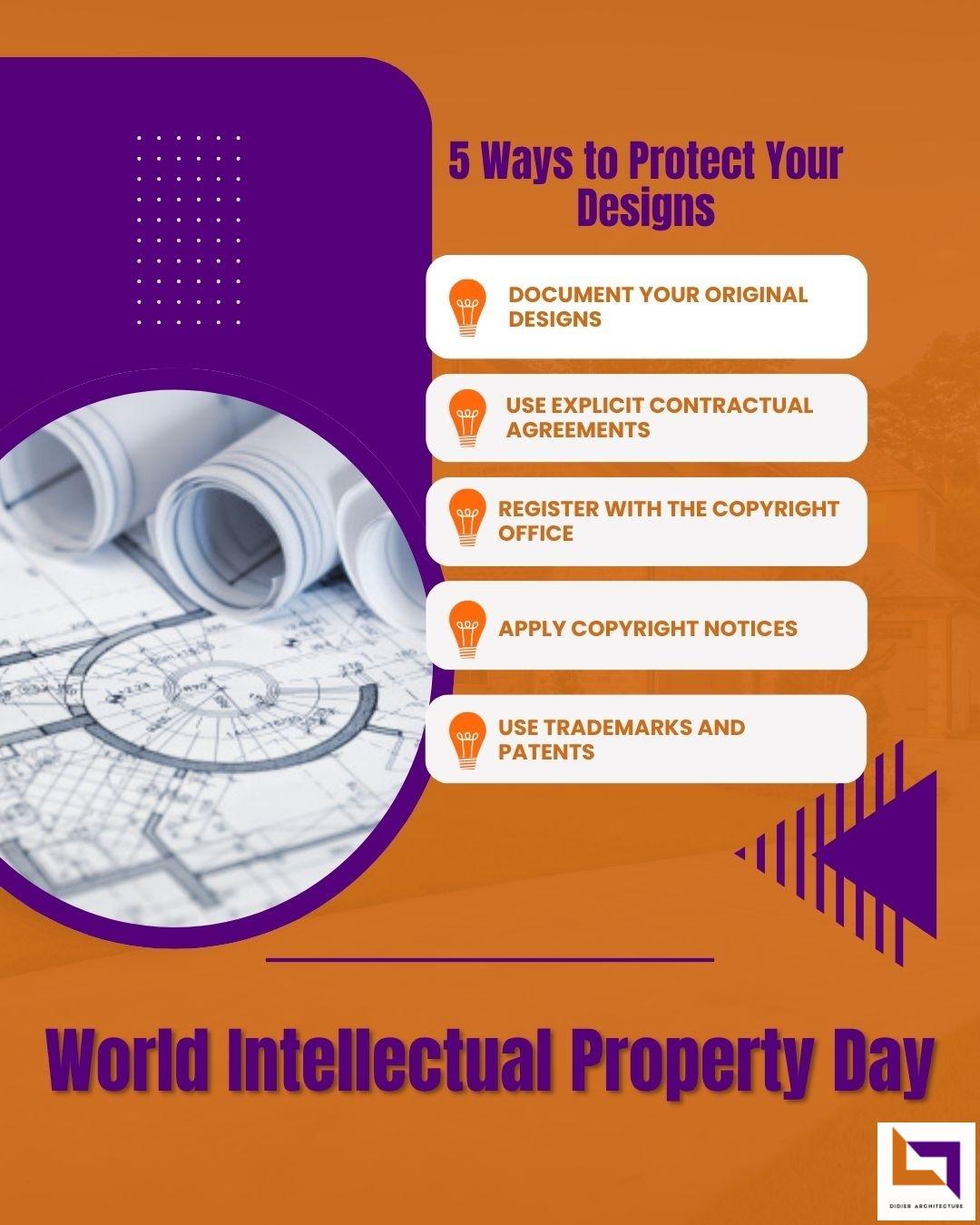 Every iconic building and innovative design starts as a simple idea.
Today is World Intellectual Property Day, a moment to celebrate the architects and designers who push the boundaries of creativity. Intellectual property rights empower visionaries to share their groundbreaking work with confidence, knowing their designs are protected.
By safeguarding patents, trademarks, and copyrights, we create an environment where bold architectural concepts can evolve into real-world structures. When creators know their work is secure, they can focus on what they do best: shaping the future of our cities and communities.
Whether you design skyscrapers, sustainable homes, or urban landscapes, intellectual property protections are essential to your progress and success.
#WorldIPDay #Architecture #Design #Innovation #Creativity #IPDay2026 #DidierArch #DidierArchitecture