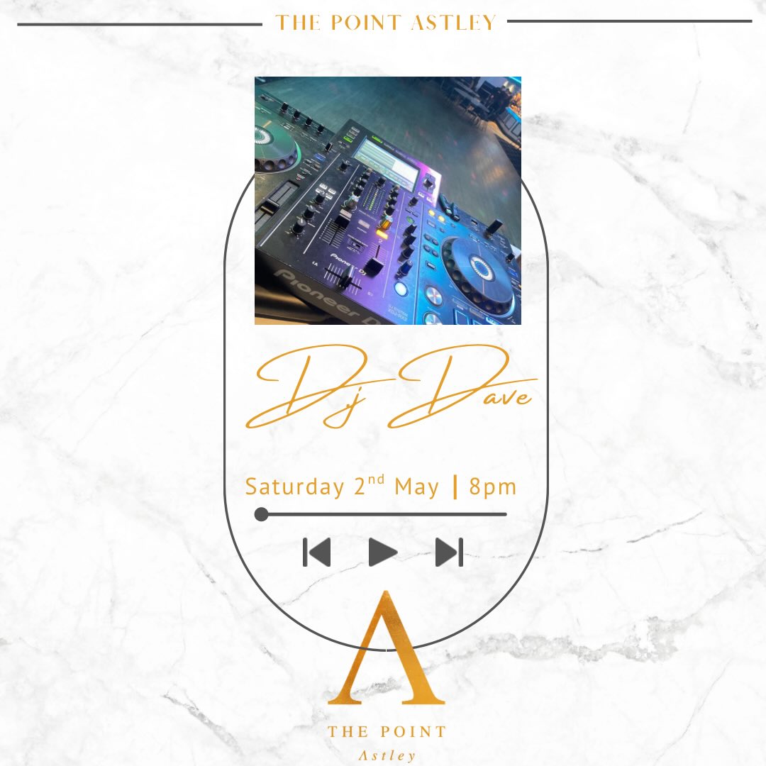 ☀️ Bank Holiday Vibes Incoming! ☀️
Join us next Saturday 2nd May for a night of great music and even better atmosphere! 🎶
DJ Dave will be live from 8pm, bringing the tunes to kick off your bank holiday weekend in style!
With sunny weather on the forecast, it’s the perfect excuse to get out, grab a drink, and enjoy the night🍻
👉 Book your table now or just pop down – everyone’s welcome!
📞01942 583350📞
#thepointastley #maybankholiday #dj #weekendplans #summervibes