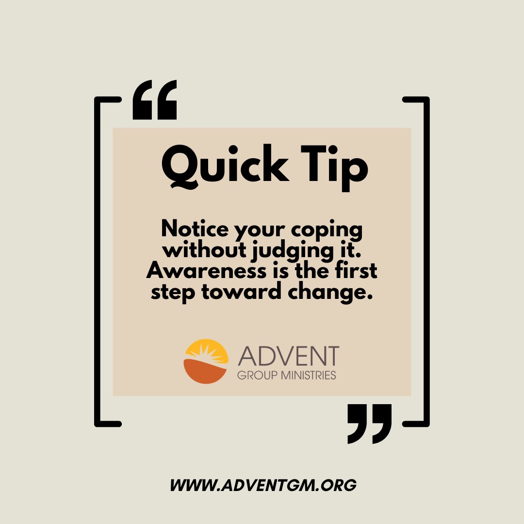 Quick tip for Stress Awareness Month:
instead of labeling coping as “good” or “bad,” pause and simply notice it.
Ask yourself:
Does this help me feel more grounded right now, or more drained afterward?
That small moment of awareness can help you gently shift toward coping strategies that support your wellbeing over time.