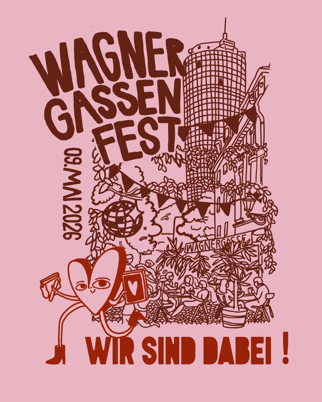 WIR SEHEN UND BEIM WAGNERGASSENFEST am 09.Mai 2026 natürlich in der Wagnergasse!
Ich freu mich dieses Jahr mit unserem mobilen Siebdruck Stand dabei zu sein. Wie immer gibt es liebevoll entworfene Designs auf Shirts, Beutel und Socken zu bedrucken. Lasst euch das nicht entgehen und kommt vorbei!
|
#wagnergassejena #wagnergassenfest #jenaparadies #feierei #freudeamselbermachen