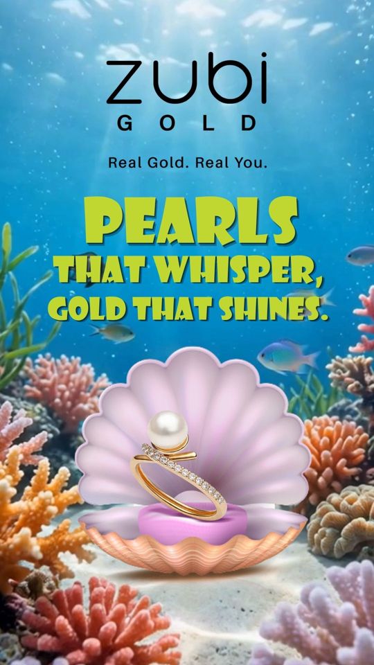 Crafted in 18K gold, crowned with a pearl ✨
A ring that defines quiet luxury 🤍
Made to shine, always. Zubi Gold. Real Gold. Real You.
Visit us at - @centresquarekochi @m5ecity_mall
#ZubiGold #PearlGlow #GoldRing #ElegantJewellery #LuxuryEssentials #StyleStatement #JewelleryLovers