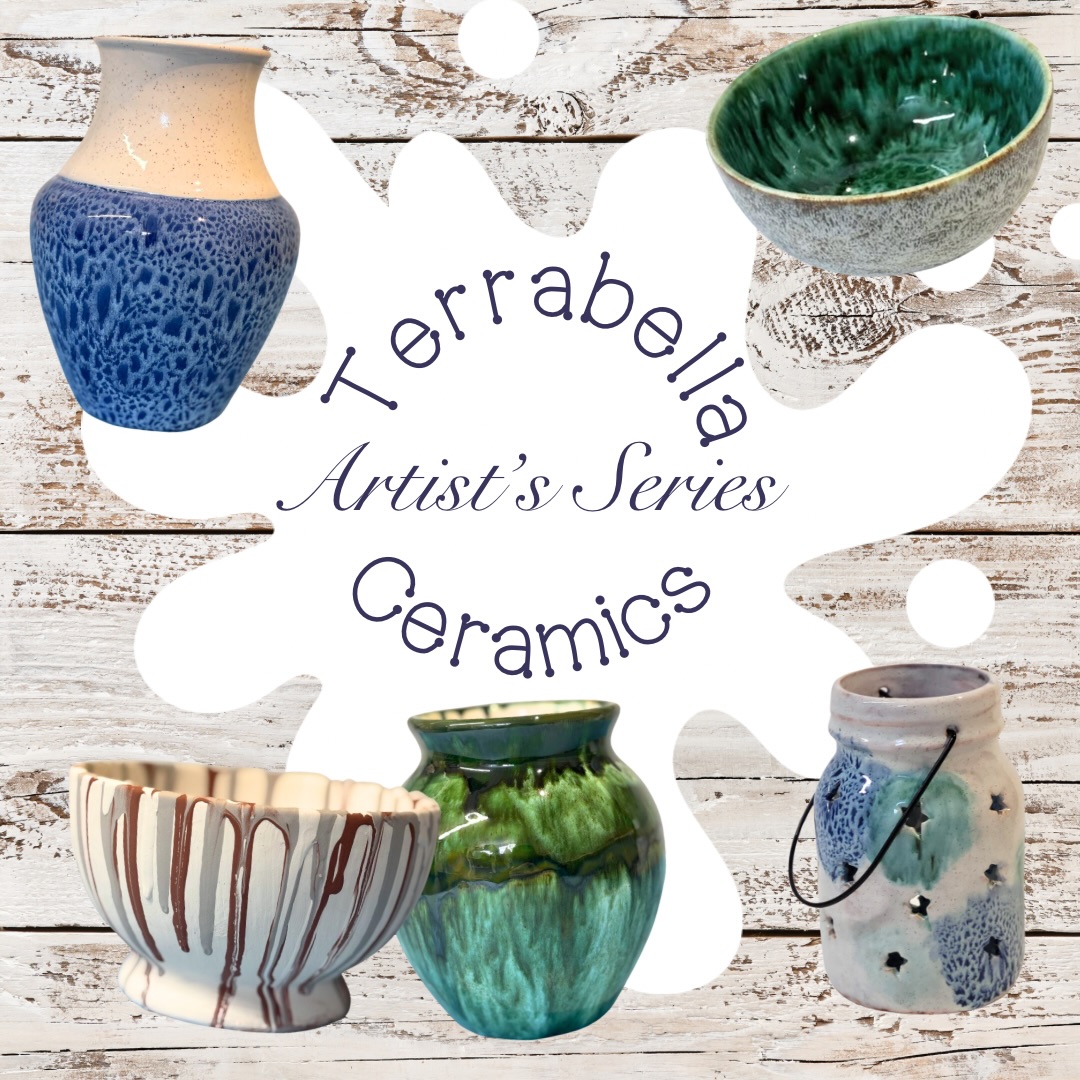 Join us on Wednesday 13th May for our customer favourite Terrabella Artist workshop
Get creative with a vibrant selection of glazes to design your own one-of-a-kind piece each creation is a surprise, and no two are ever the same!
No artistic talent is required and perfect for solo date or a evening out with friends