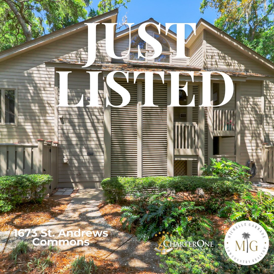 Just Listed in Palmetto Dunes!!
Don’t miss this beautifully updated 1-bedroom, 1.5-bath turn-key villa in the highly sought-after community of St. Andrews ✨
Thoughtfully upgraded throughout, this home features a spa-inspired tiled shower, stainless steel appliances, smart home technology, and stylish modern finishes that make everyday living effortless.
Whether you’re looking for a primary residence, second home, or investment opportunity, this villa offers incredible versatility with golf course views, a community pool, and convenient access to everything the Lowcountry has to offer.
Enjoy easy living, lock-and-leave convenience, and a lifestyle that feels like a getaway every day.
📩 Message me for your private showing today
Listed & Marketed by
Michelle Garbade
Charter One Realty