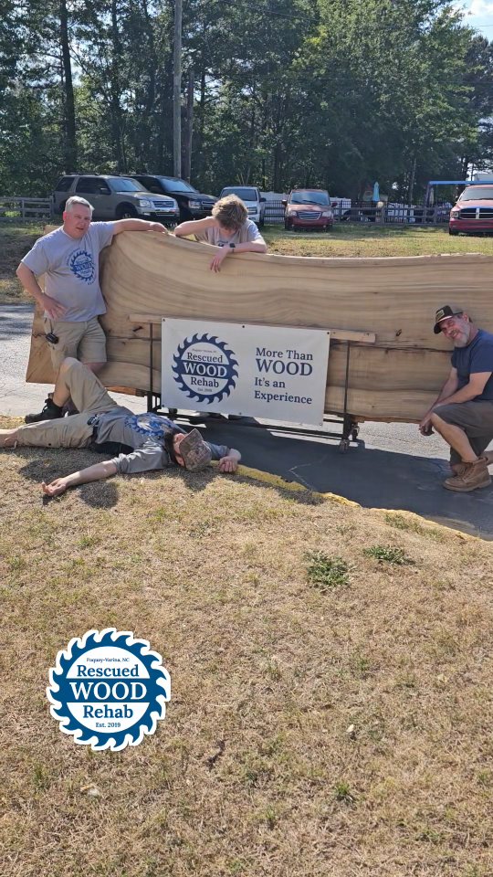 Let's get this project going for you! Plus, I think the boys are tired of moving this slab! Visit Rescued WOOD Rehab! It's More than WOOD; It's an Experience!
#liveedgeslabs #customwoodwork #localwoodshop #shopfuquayvarina #rescuedwoodrehab