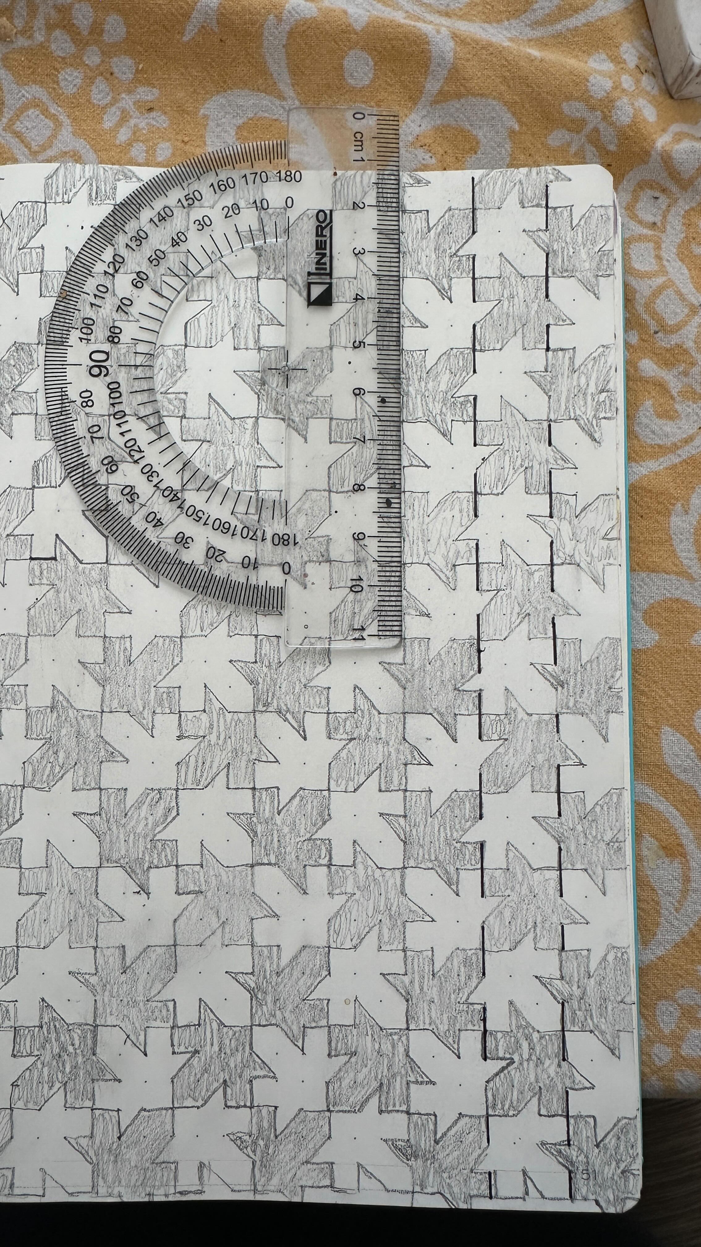 Pattern from the book “Islamic Design” by Daud Sutton published by Bloomsbury. #shabbatshalom #pattern #watercolor #islamicart #leuchtturm1917