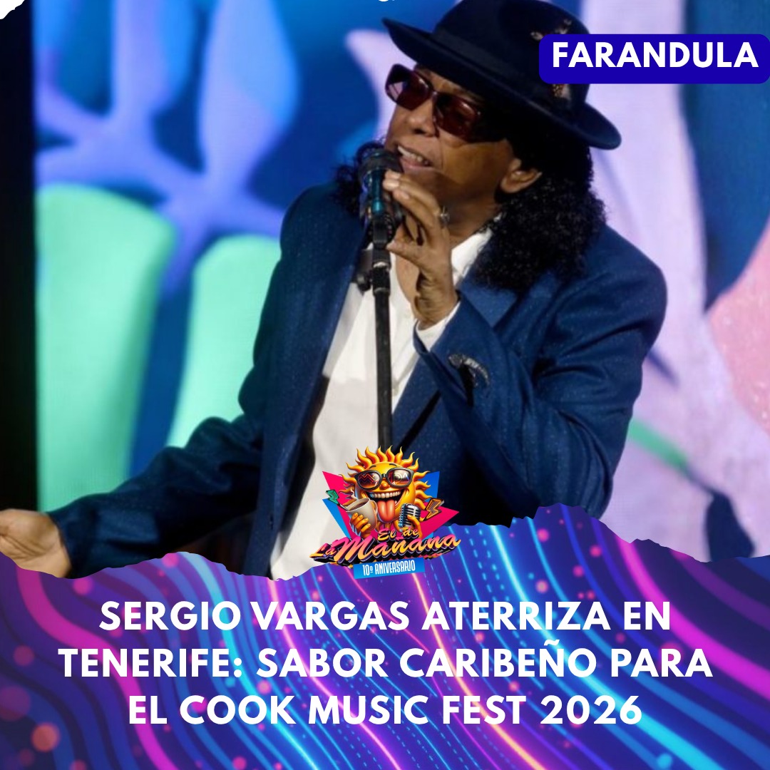 🌴🎶 Un clásico del merengue vuelve a las islas
El legendario Sergio Vargas regresa a Canarias para hacer vibrar al público con sus éxitos y ese ritmo caribeño que nunca pasa de moda 💃🔥
Del 16 al 18 de julio, el Cook Music Fest llenará Santa Cruz de Tenerife de música, gastronomía y buen ambiente junto al mar 🌊✨
Una cita imperdible donde diferentes estilos se unen, pero con un protagonista claro: el merengue que conecta generaciones 🎤🎶
#SergioVargas #Merengue #CookMusicFest #Tenerife #MusicaLatina #Festival #Canarias #LaMovidaLatina #eldelamañana