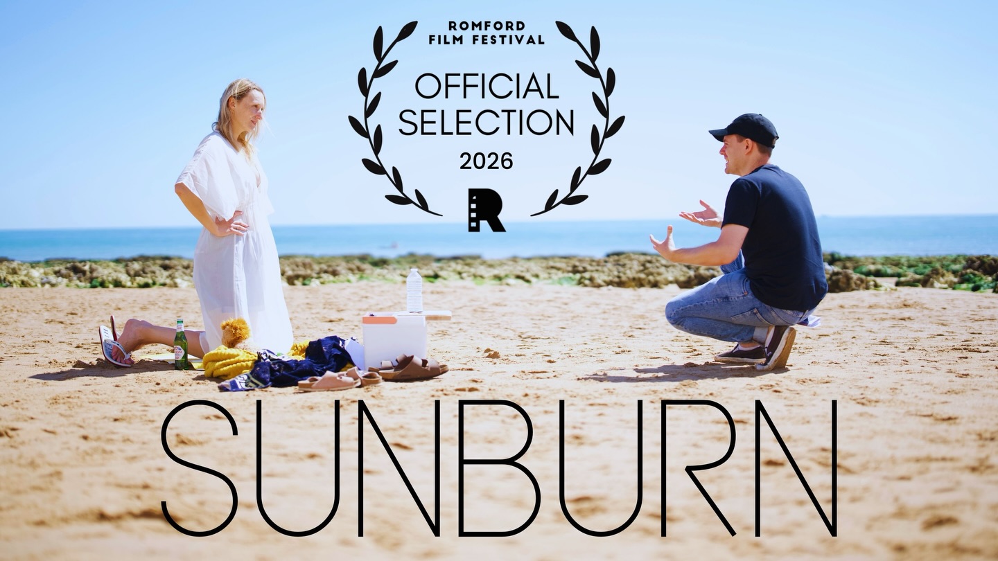 Sunburn!! Is back in London!!
Join us at the @romfordfilmfestival
This is a powerful short story about trauma and friendship, we hope this touches as many hearts as possible.
Supported by @dayonetrauma