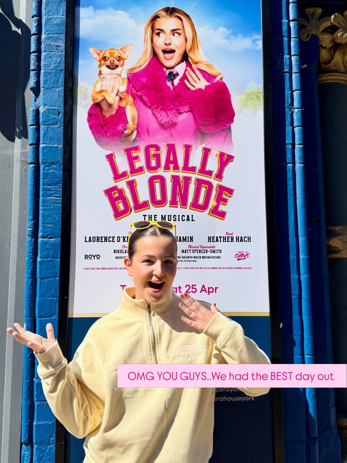 💕Oh my god you guys!!!! Legally Blonde was incredible!!
Having a musicals obsessed teen isn’t cheap but I managed to get £15 seats @grandoperahouse_york to see Legally Blonde.
Izzy missed out on seeing @hannahlowther last year because she fell ill the day we had booked tickets to her podcast show. She was devastated so this was my way of trying to make it up to her and it was a huge success.
Seeing Hannah IRL, stage door for autographs, steak at @thecutandcraft and a visit to Charlotte Tilbury…. Name me a girlier day out!
Next is Six for the third time, Mrs Doubtfire and Mean Girls in the autumn and Heathers in 2027.
Safe to say I’ve smashed parenting this week 🙌
Now if all the west end tours could please start coming to Harrogate Theatre, I’d be most grateful.
——————————————————————
Hi 👋 We are The Harrogate Fam. Follow us to 🍽️ Eat 🌸 Enjoy & 🌿 Explore your way around Harrogate and beyond - your go-to guide for the best food, family fun & hidden gems in North Yorkshire. 💚
#legallyblondethemusical #york #harrogate #yorkshirefamily #theatreaddict