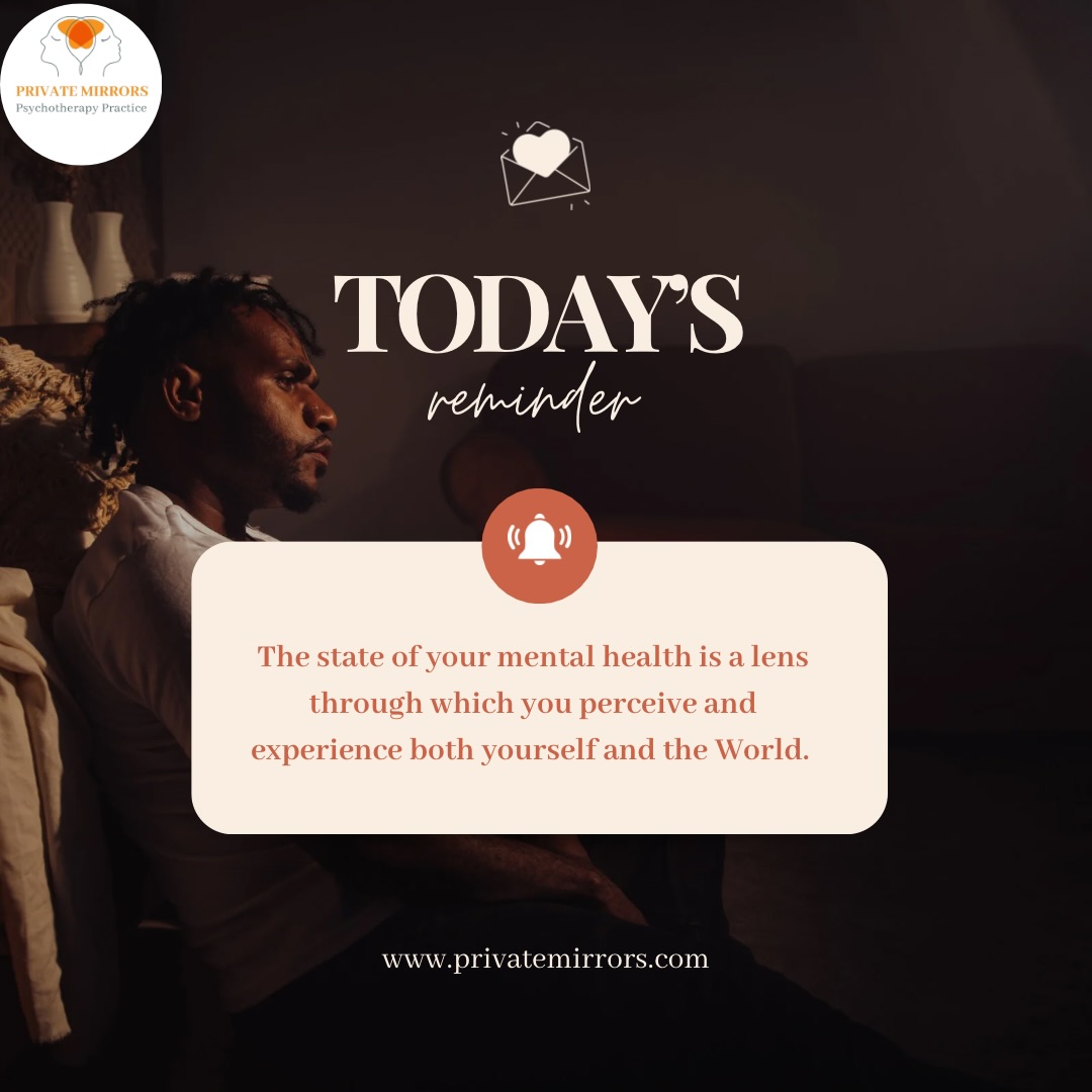 The way you interpret situations, respond to people, and even how you see yourself is influenced by what is happening internally.
When your mind is overwhelmed, everything can feel heavier, more personal, or more uncertain than it truly is.
And when you are grounded and well, you are able to approach life with more clarity, calm, and balance.
This is why prioritising your mental health is not a luxury — it’s a responsibility to yourself.
Give yourself permission to rest when you need to.
Pay attention to what drains you and what restores you.
Create space for honesty with yourself, even when it’s uncomfortable.
Because the healthier you are internally, the more aligned, present, and whole you show up in every area of your life.
Take care of your mind, it shapes everything.
#privatemirrors