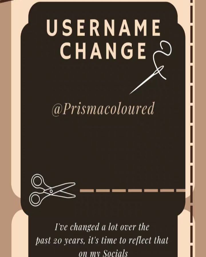 So here is Phase One of my big news- an Instagram Username change!
I've been meaning to do this for a long time, but it's pretty intimidating to change something you've had for so long and to begin again with a new name- something I know from previous experience!
At this stage, I just want to get my socials organised and to represent my professional journey a little more. I love Prismacoloured (and will continue to use it on Bluesky and for my convention badges), but I'm ready to use 'E Venn Studios' for my creative portfolio.
This week will be working on freshening up my website and putting some further steps in motion.
Thank you for your patience and support! ❤️
#costumemaker #rebrand