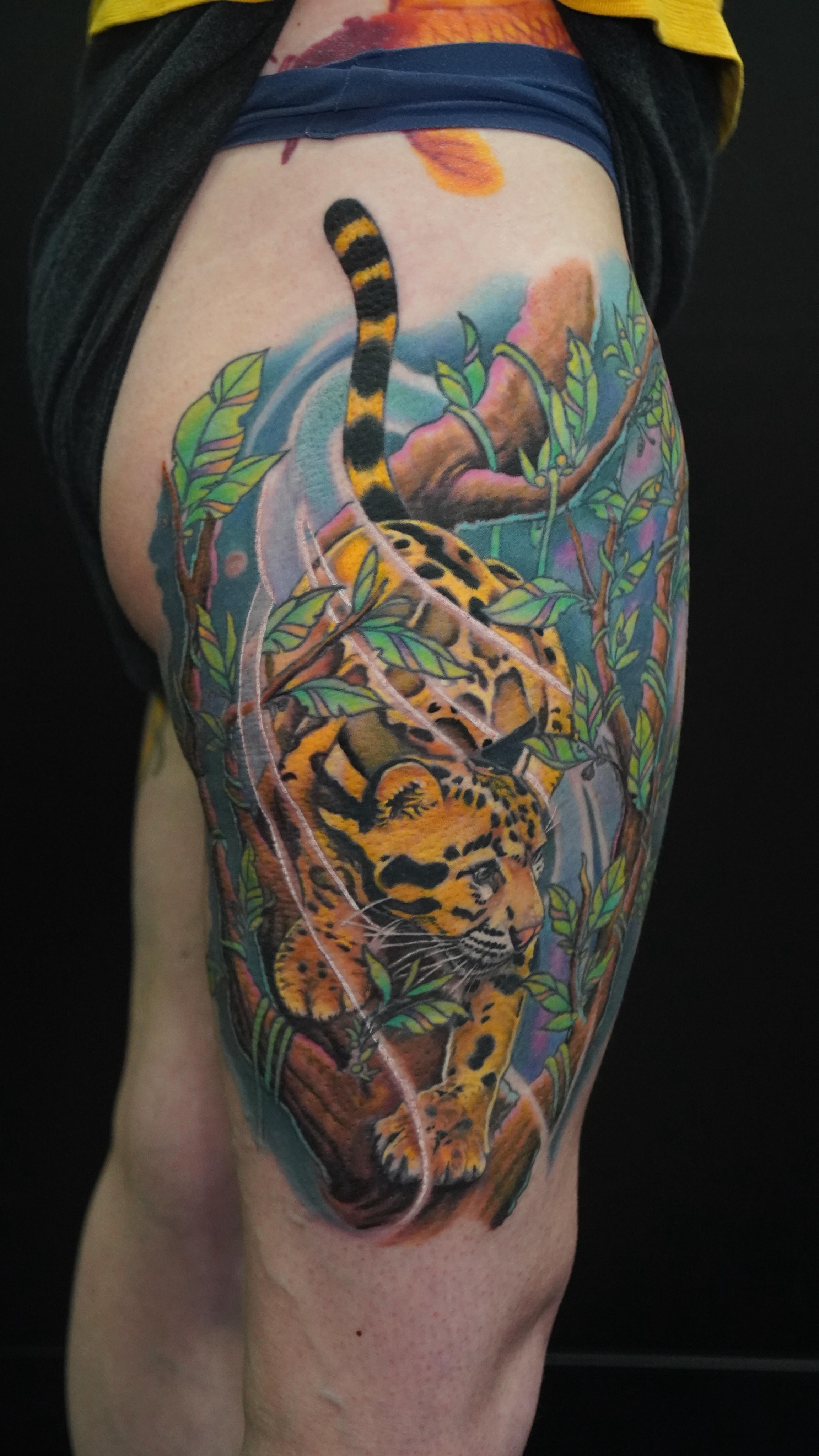 Reprise Tattoo aujourd’hui. On avait déjà fait le fond et une partie de la panthère.
#tattoo #sébastienlozupone #tatouage #tracedencrestudio #inked