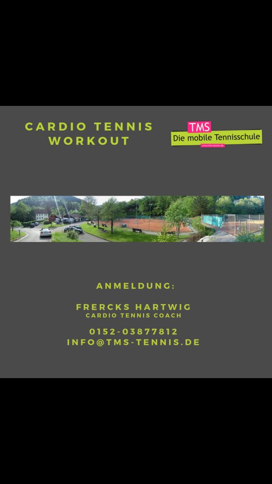 Cardio Tennis beim TC Dettingen. Montags und dienstags bei den Coaches Hannah und Frercks. Fitnesstraining für Tennisspieler:innen. Auch ohne Tenniskenntnisse. Let`s go. #cardiotennis #cardiotraining #fitness #tcdettingen #tennis🎾 Quelle Video: play.tennis.com.au