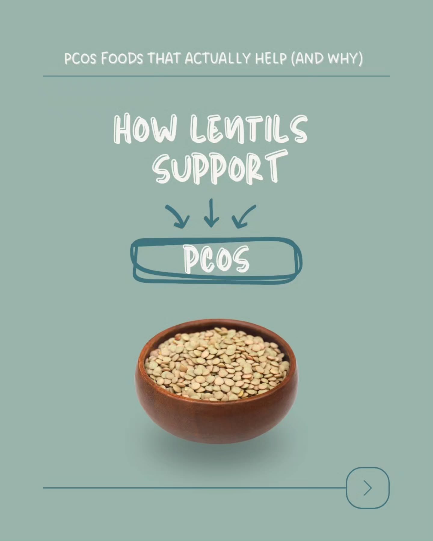 Most PCOS advice online is selling you something.
Lentils aren't sexy enough to push, which is exactly why nobody's talking about them.
But so many of the women I work with have dropped serious money on supplement stacks, fancy powders, and "miracle" protocols before they ever stopped to question what they were putting on their plate three times a day.
🌱 Food is the foundation. Lentils are one of those boring answers that actually works, especially if blood sugar swings are wrecking your cycle and your moods.
The catch? What your body actually needs depends on what's driving YOUR PCOS. Insulin resistance, stress and cortisol, or inflammation. Each one changes how you should be eating.
✨️ Comment DRIVER and I'll send you my free PCOS Type Quiz so you can stop guessing and start with what your body actually needs.
#PCOSSupport #HolisticNutrition #WomensHealthMatters #pcosnutrition