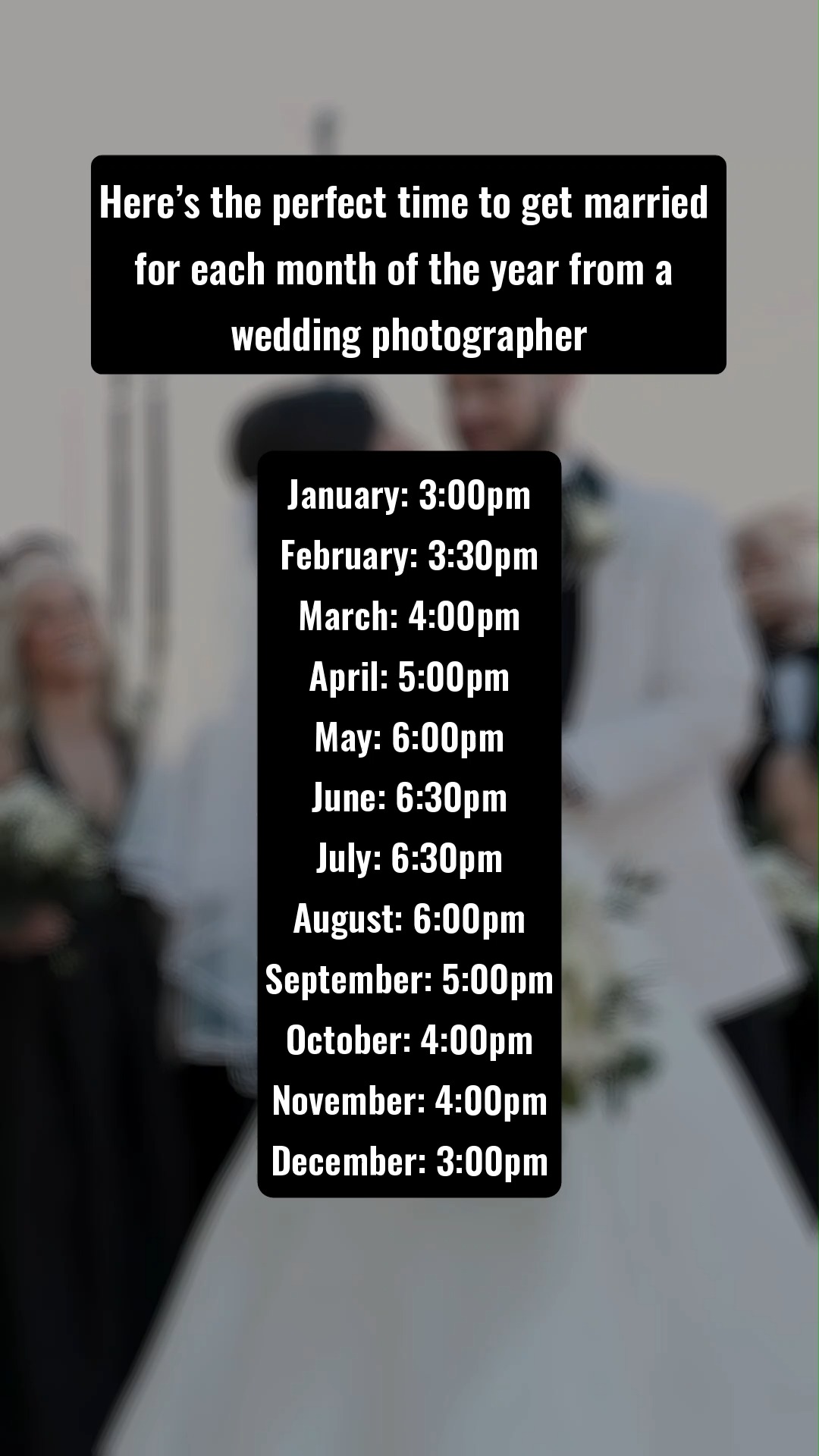 Some quick wedding timing tips you’ll thank yourself for later 👀
As the seasons change, so does your sunlight. Earlier sunsets mean less time for those bright, natural photos everyone wants. If golden hour portraits matter to you, make sure your ceremony ends with enough daylight left to actually enjoy it.
A good rule… give yourself at least an hour of sunlight after your ceremony. It makes a big difference for photos, guest flow, and keeping everything feeling relaxed instead of rushed.
Every location and timeline is a little different, and your photographer can work with any lighting… but planning ahead like this makes everything smoother.
.
.
#WeddingTips #WeddingPlanning #WeddingPhotography #GoldenHour #BrideToBe #EngagedLife #WeddingInspo #EventPlanning #WeddingDay #MagicalMemories