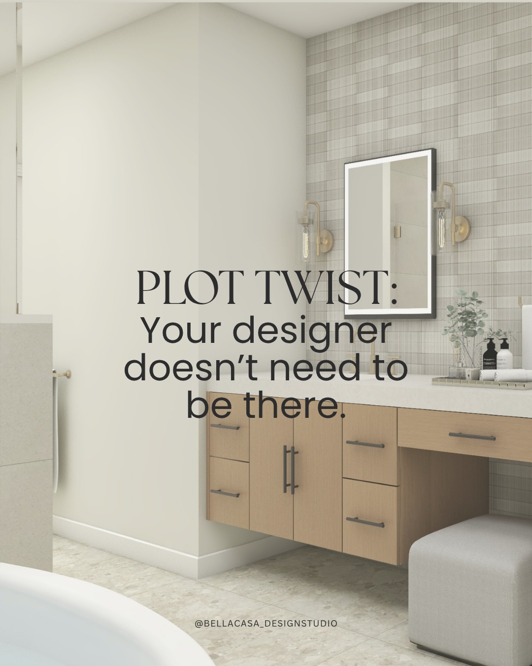 Plot twist: Your designer doesn’t need to be there.
Because what you actually need isn’t more meetings… it’s better decisions.
No scheduling your life around appointments.
No running to showrooms.
No second guessing every finish.
Just a clear plan, thoughtful selections, and every detail handled before it becomes a problem.
If you’re ready for a process that feels as good as the end result, let’s talk.
DM me “VIRTUAL” to get started.
.
.
.
.
#homedesignhelp #busyhomeowners #designprocess #virtualinteriordesigner #centralvalleydesigner