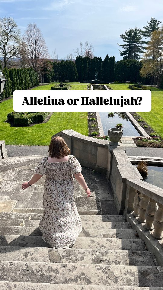 Why do Catholics usually say Alleluia instead of Hallelujah?
Before we get in to it- this is not a serious, faith shaking matter or something that should dissuade people from making this trend or cause any sort of division π it's awesome to see so many people praising God through this trend, even without realizing the meaning of the words!
The word that we translate as "Alleluia"as it appears in Scripture is written as "allelouia," and is an acclamation of praise. Thus, the Church uses the Greek and Latin translation in songs, prayers, and liturgies, especially before the Gospel in the Mass and in a special way during the Easter season.
The English Reformers in the 1500s translated it as "hallelujah" and wrote it as such in the Protestant Psalter and Book of Common Prayer, though sometimes omitting it all together and replacing with other words. The word is also translated as such in some Protestant translations of the Bible.
Neither is wrong- just a different translation, the Catholic translation of "alleliua" having been used from the earliest liturgies. The important part is that we're all praising God for His goodness. π€
#hallelujah #alleluia #catholic #christian #trend