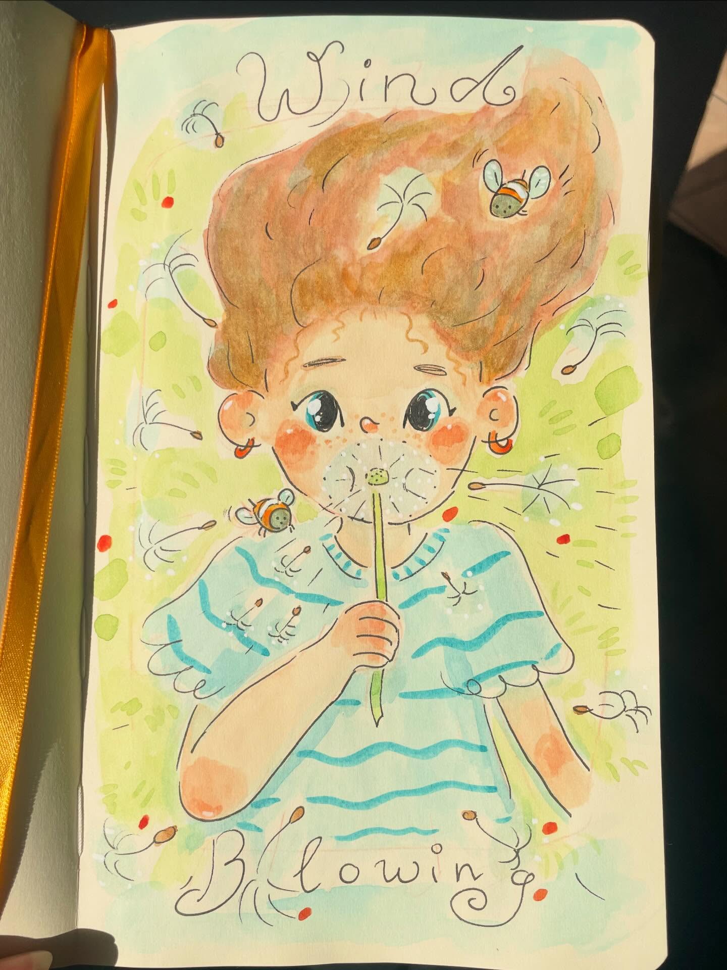 Wind Blowing for the @ourplanetweek 💨✨
I love how some plant seeds have evolved
to use the wind to fly far and wide!
Dandelion seeds are like propellers
lifting up their seed package. 📦💨🌱
Nature is just so so cool. 😎
#opw26wind #ourplanetweek2026 #letsdrawthechange #watercolorcharacterdesign