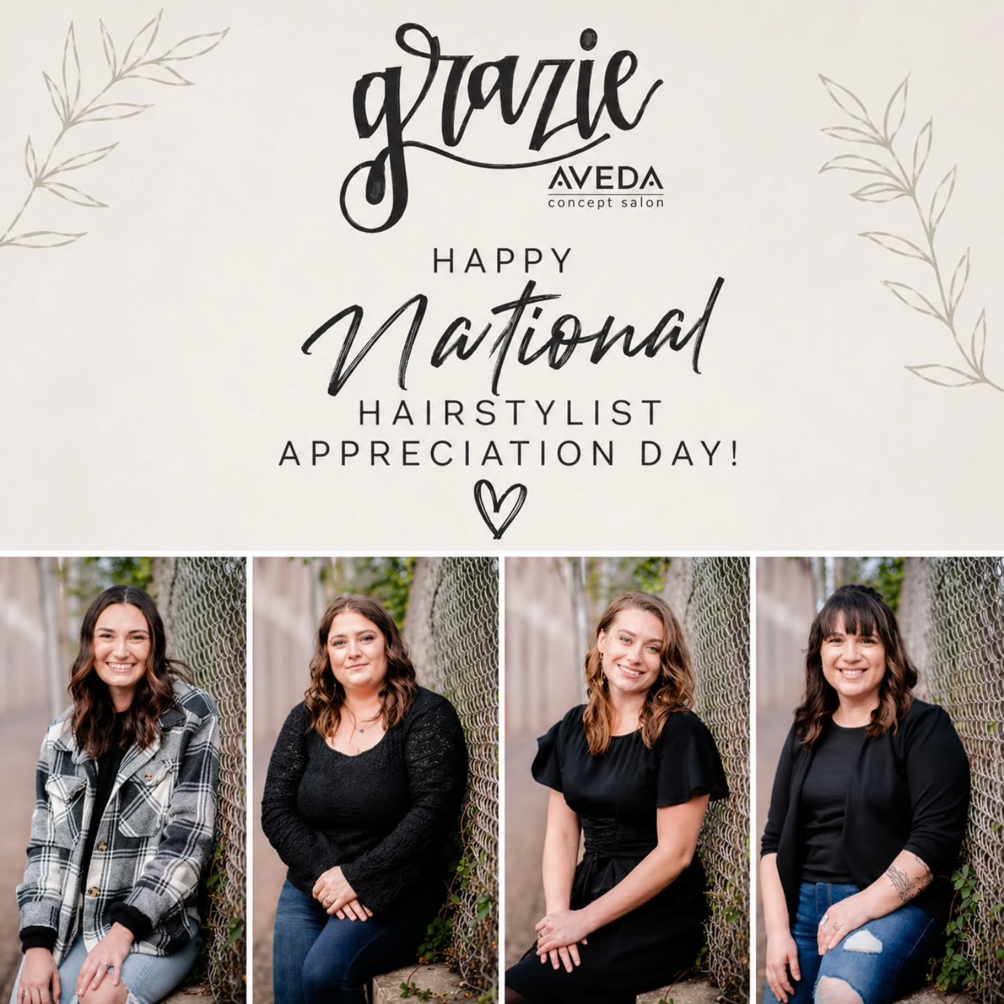 Although it's the "official" National Hairstylist Appreciation Day. We appreciate them every day 🥰. Shout out to not only our wonderful team but all hairstylists that make us feel beautiful and cared for.