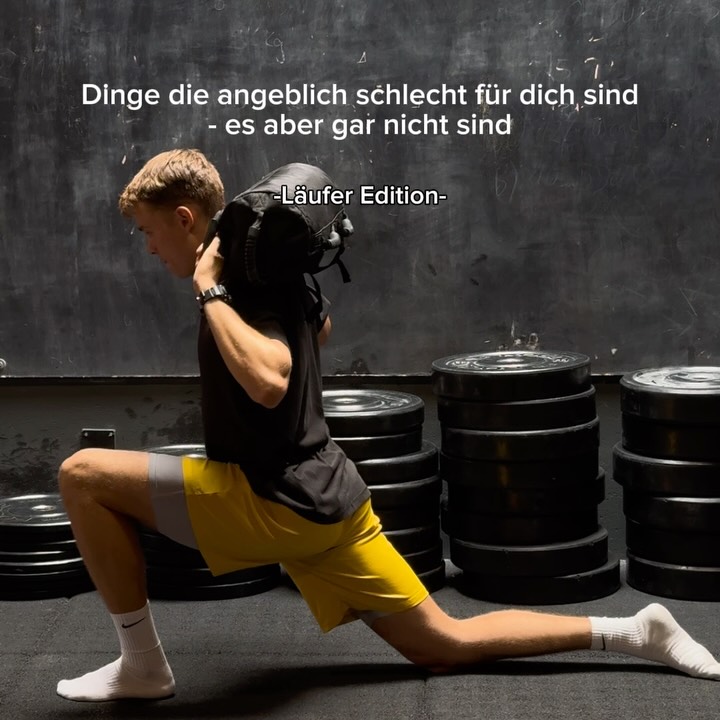 Dinge die schlecht für dich sein sollen, es aber gar nicht sind ⬇️
- Knie über Zehenspitzen
- Pronation
- Muskeln als Läufer
- weiche Laufschuhe
- Restdays
- keinen Marathon zu laufen