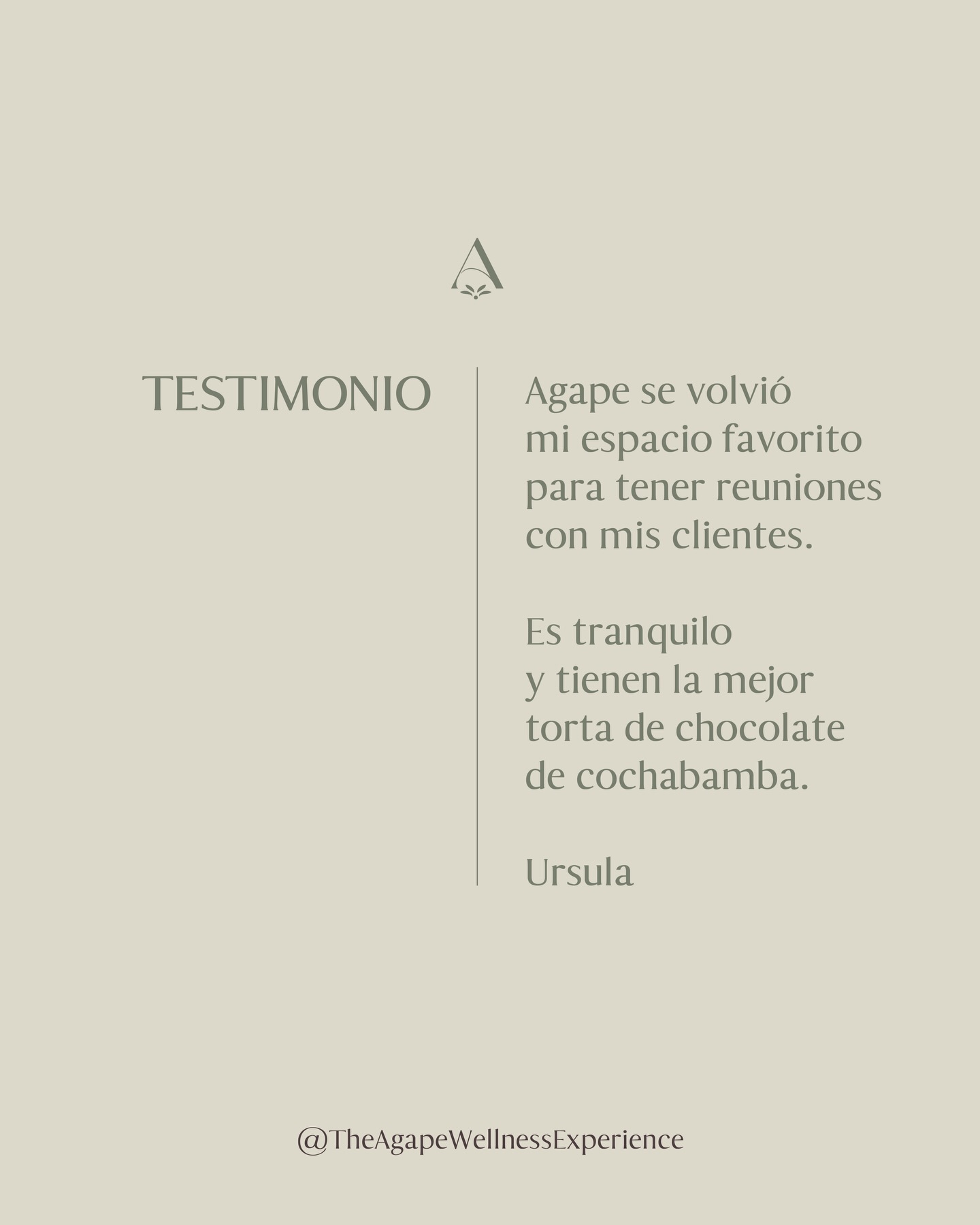 TESTIMONIOS✨
Nos emociona leer comentarios como el de Ursula. El uso flexible de nuestros espacios para reuniones o presentaciones fue pensado desde un inicio con mucho cariño.