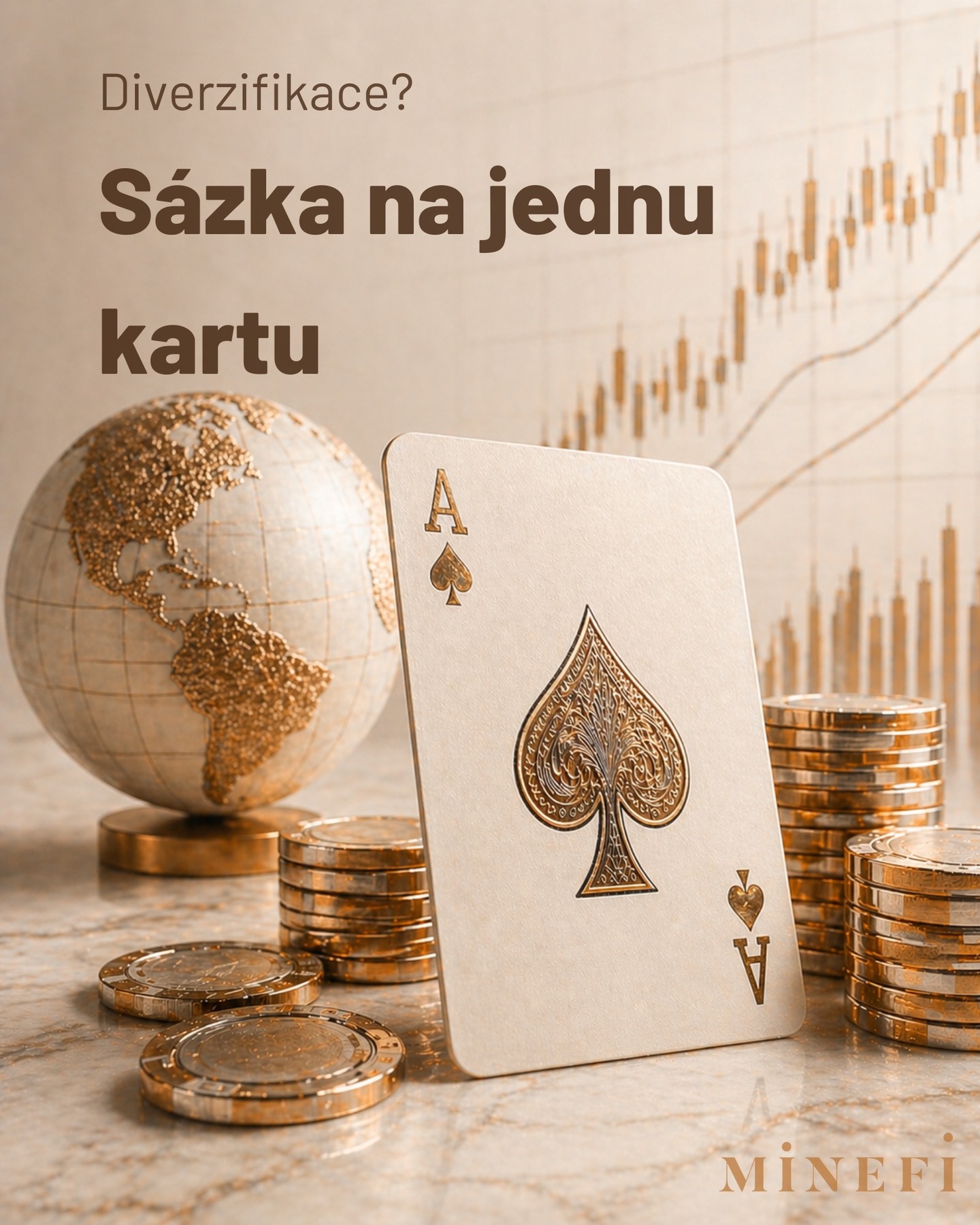 Portfolio může vypadat diverzifikovaně.
Různé regiony.
Různé sektory.
Různé nástroje.
Na první pohled dává všechno smysl.
Jenže pod tím je často jeden společný jmenovatel.
Růst velkých technologických firem.
Pokračující AI příběh.
Silný dolar.
Jeden scénář.
Dokud funguje, portfolio drží.
Kolísání je zvládnutelné.
Všechno působí „pod kontrolou“.
Ale stačí změna.
Nemusí přijít krize.
Stačí rotace.
Stačí jiná očekávání.
A najednou se ukáže, že to, co mělo diverzifikovat, reaguje stejně.
Diverzifikace totiž není o počtu pozic.
Je o tom, jestli portfolio obstojí v různých scénářích. A právě tam se pozná rozdíl.
#minefi #investice #wealthmanagement #portfoliostrategie #riziko