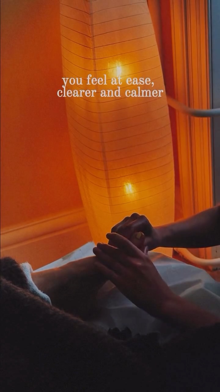 Reset can mean a lot of things, but in this session it meant giving the body space to shift out of stress mode and into a state where it can recalibrate and recover.
Moving from a sympathetic (fight or flight) into a parasympathetic (rest and digest) state - even for an hour helps the body remember how to slow down and catch up.A blended journey treatment is reflexology and breathwork which supports the nervous system and your whole body.