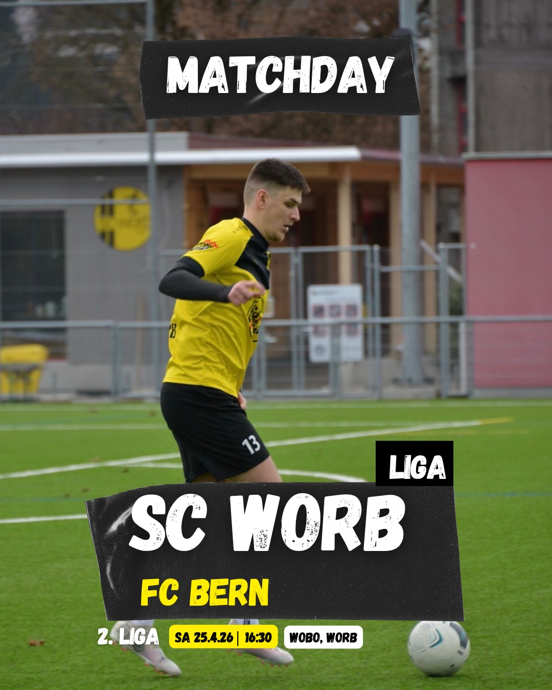 SPIEL 1.MANNSCHAFT UND DER 2.MANNSCHAFT💛🖤
Üses Eis trifft am 16:30 dehei ufe FC Bärn und wot äm Gast die temporäri Tabäuäfüehrig vermiese und die Pünkt deheim phaute! Bim schönä Wätter wird viu Kamp u Lideschaft erwartet🖤💛!
Üses Zwöi spiut uswärts am 17:30 gägä dr FC Bäup! Miteme Sieg chame immer no es Wörtli mitrede in Sachen Ufstieg!
Gäubschwarz läbt!💛🖤
#eggerkult #scworb1937 #geubschwarz