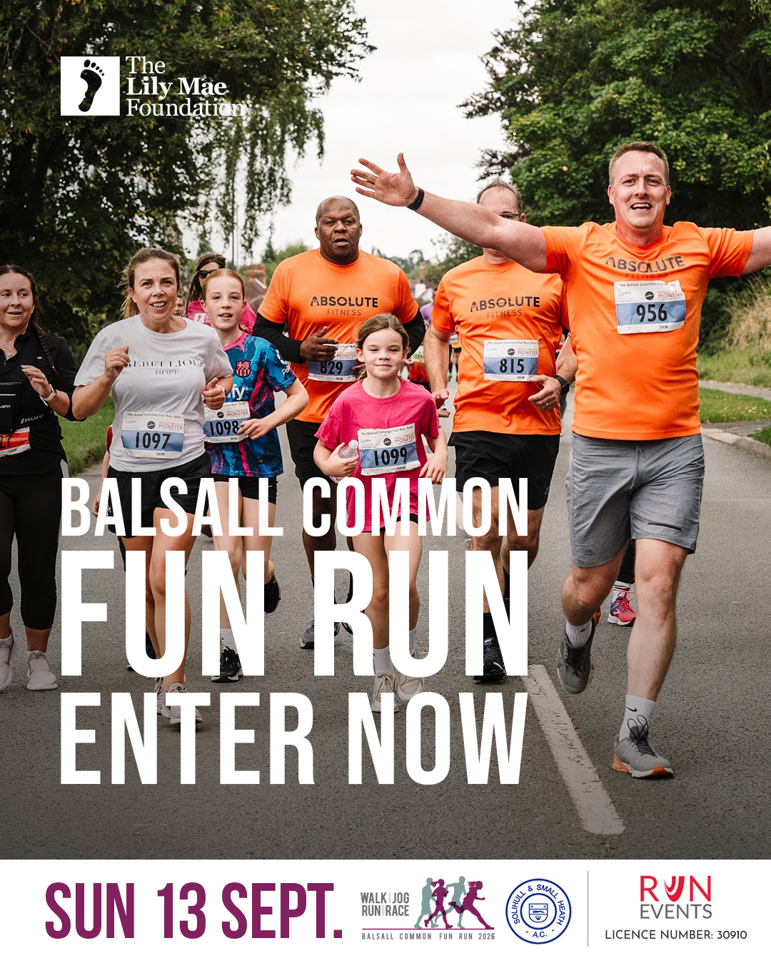BOOK YOUR FUN RUN PLACE NOW 🏃🏃♀️
Our slogan is Walk | Jog | Run | Race and we welcome people of all ages and abilities for the Mini Runs, Junior 5KM, Family 5KM and Adult 5KM & 10KM events.
🗓️ Sunday 13th September 2026
📍The Fun Run will start and finish at Balsall Common Primary School
🏃Mini Runners - Nursery and Primary aged children, 4 to 11 years.
The Mini Run is approximately 400 metres.
🏃♀️Junior Runners for those aged 11 to 15 years.
⏰ START TIME FOR MINI RUNS: 11.00 am
⏰ START TIME FOR ALL 5KM & 10KM RUNS: 12.00 noon
Click the link in our bio to book your Run place.
All race numbers and pre-paid for T-shirts are given out on Fun Run day.
This year’s Runs are supported by Solihull and Small Heath Athletic Club and Balsall Common Primary School.