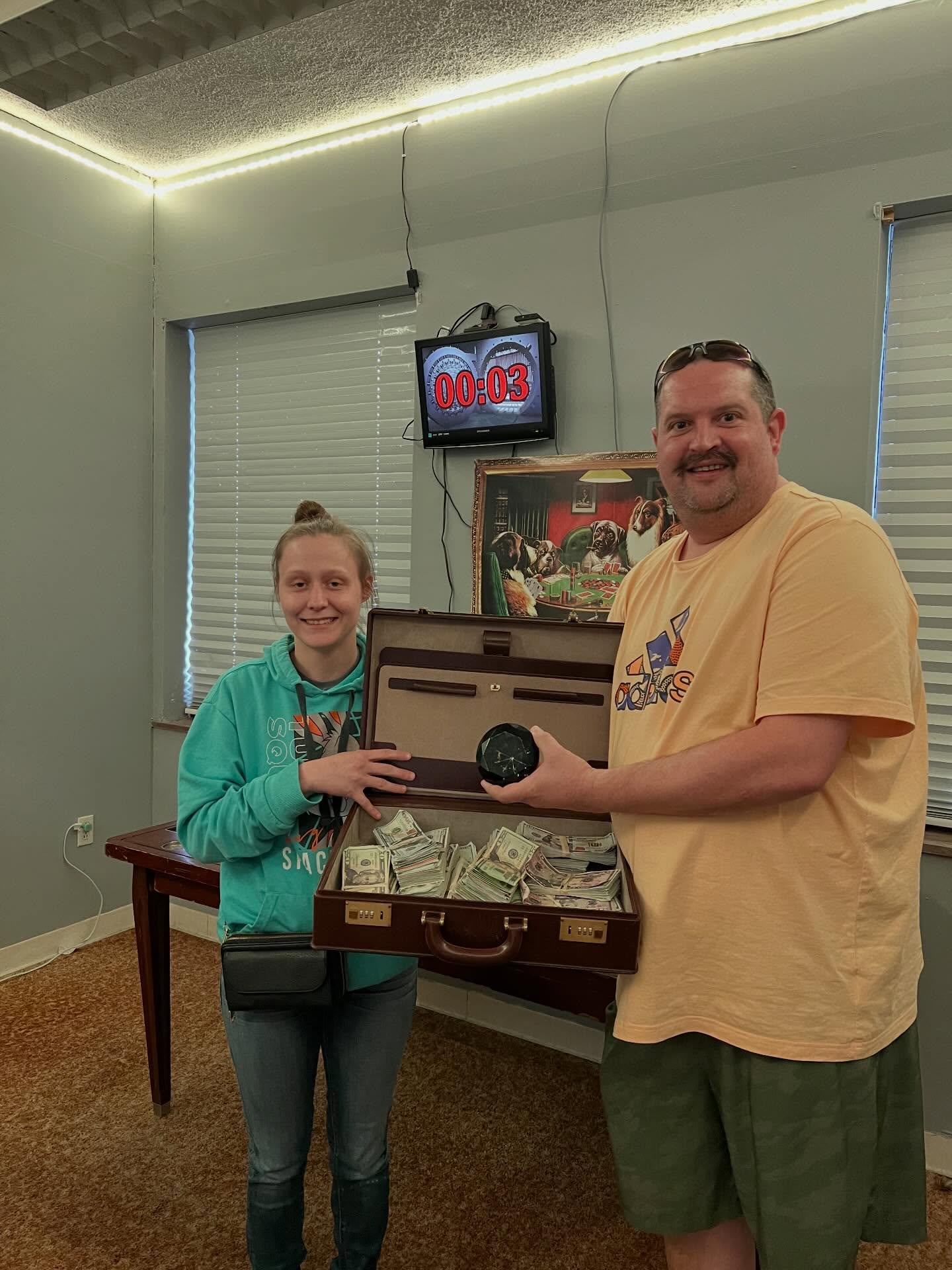 Got out by the skin of their teeth! Great job pulling a last second win by these first timers! Can’t wait to have y’all back! #escaperoom #fun #winner #challengeaccepted #escaperoomfun