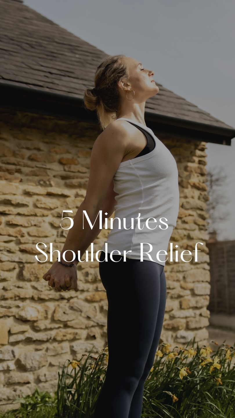 5-Min Shoulder Relief (you’ll feel this instantly) ✨
If your shoulders are tight, rounded, or creeping up towards your ears… this is for you. Can be done anytime, anywhere, no equipment, no overthinking-just simple, effective movement. Do this:
• Shoulder rolls
• Straight arm swings
• W arms + back extension
• Chest opener
This helps:
– release tension
– open your chest
– improve posture
– undo hours of sitting
Come back to this anytime your upper body feels stuck 🤍
Save it for later — your shoulders will thank you.🤩
#shoulderpainrelief #necktension #shouldersworkout