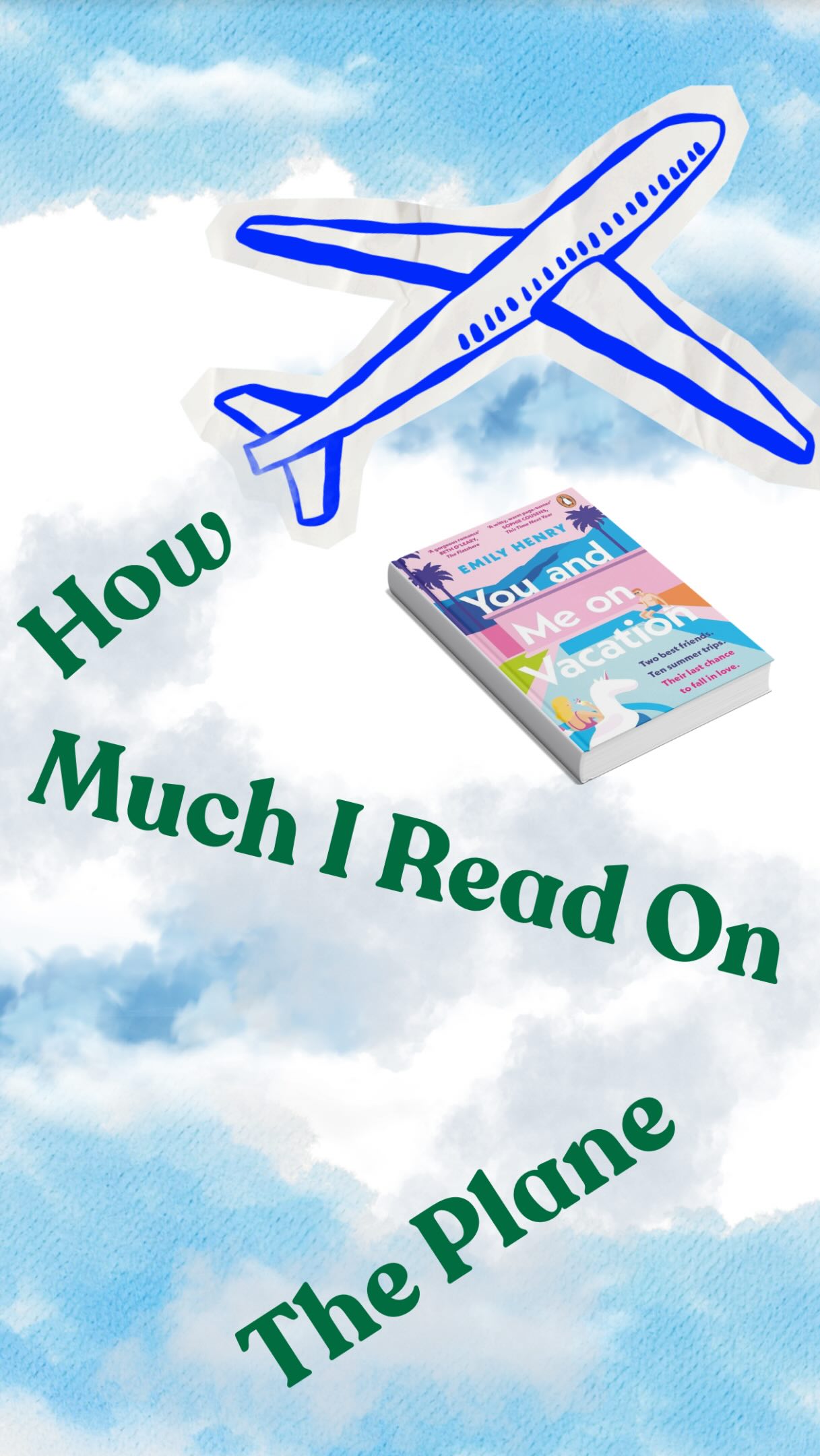 Let’s see how much I read on the website plane to Malta! I love reading on the plane, there’s no interruptions ✈️
#plane #malta #holiday #reading #romance