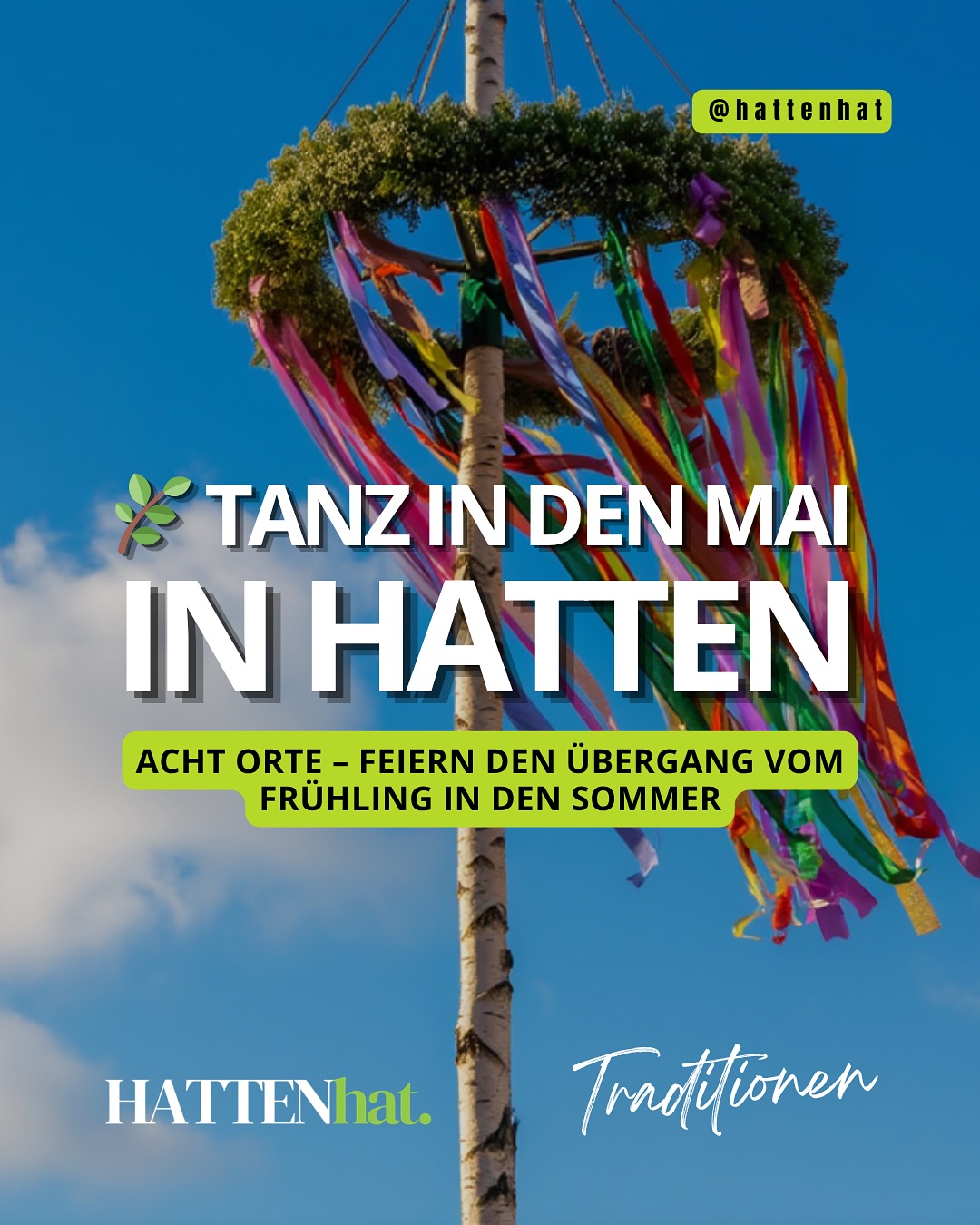 🌿 Tanz in den Mai in Hatten 2026
Wo bist du dabei?
Am 30. April wird in mehreren Ortsteilen gefeiert –
von traditionellem Maibaumsetzen bis zur Party am Abend.
👉 Alle Orte & Zeiten in den Slides
👉 Mehr Infos im Blog - 🔗 Link in Bio
#tanzindenmai #hatten #maibaum #landkreisoldenburg #frühling#gemeinschaft #hattenhat