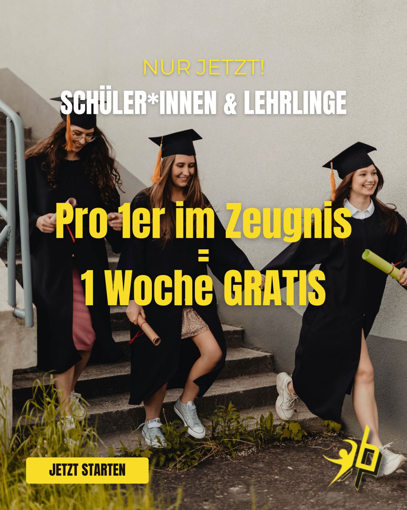 🎓Dein Einsatz hat sich gelohnt – jetzt wird belohnt!🙌
Ob Schüler*in oder Lehrling: Starte jetzt bei uns durch und sichere dir mit deinem Zeugnis gratis Trainingswochen!✨
Jetzt anmelden - 06645538267☎️
Nur für kurze Zeit und bei Neuabschluss einer 52 Wochen Mitgliedschaft.
#bodyperformance #bodyperformancestudio #bodyperformanceleibnitz #xundmacher #diexundmacher