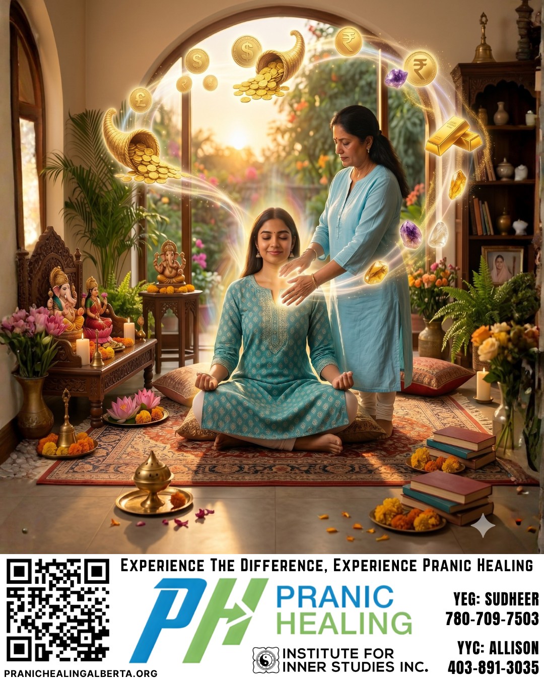 Prosperity starts within—experience the difference with Pranic Healing today. #InnerHealing #EnergyShift #ManifestProsperity
#PranicHealing is a simple & comprehensive system of natural healing techniques that accelerate the body’s natural healing process.
• #SpiritualHealing
• #RadiateHealing
• #ManifestProsperity
• #MeditationHealing
🌐www.pranichealingalberta.org
📱#YEG: Sudheer 780-709-7503
📱#YYC: Allison 403-891-3035
#EnergyHealing #ChakraHealing #InnerPeace #HolisticWellness#EnergyClearing #HealingFromWithin