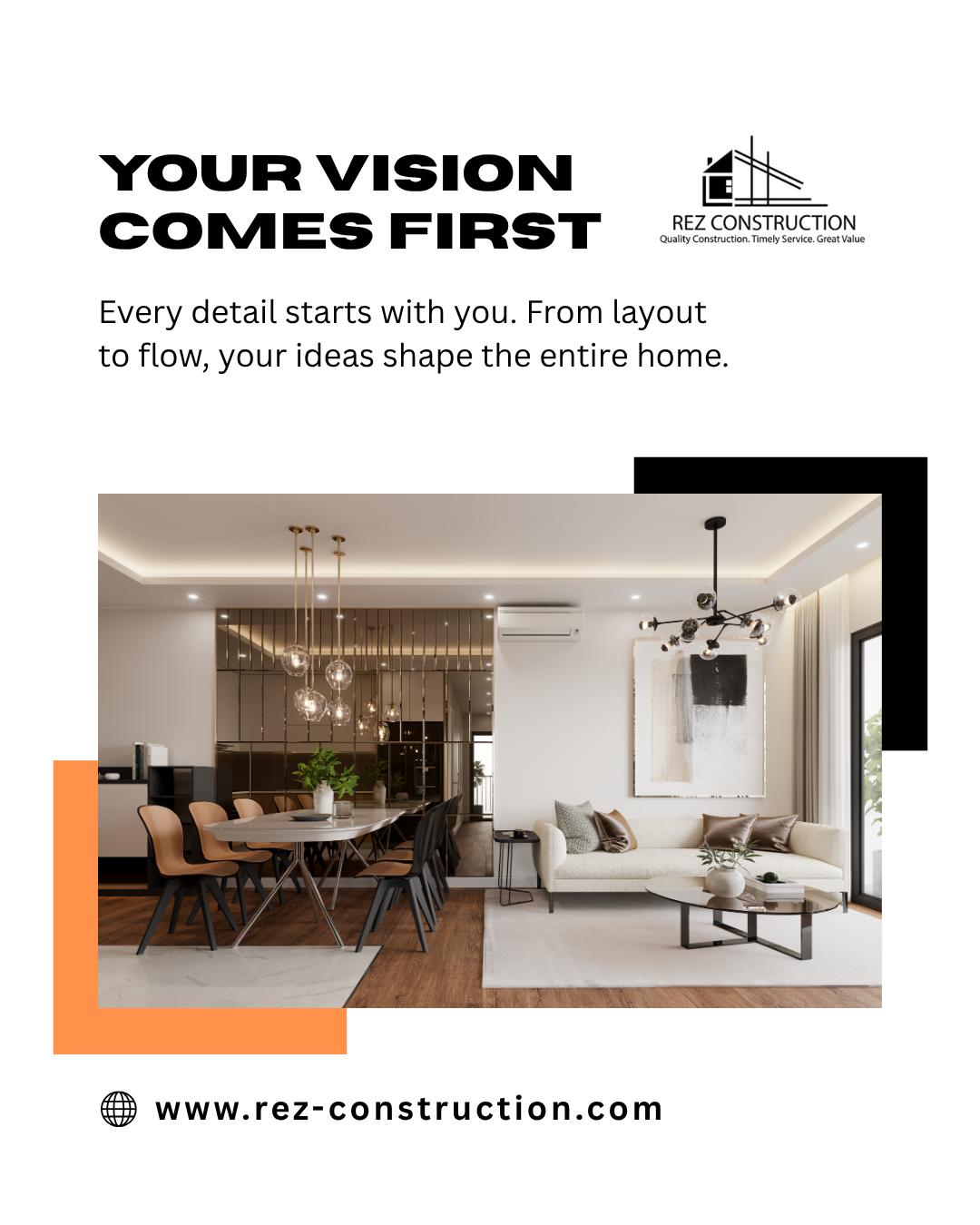 Your vision comes first.
Every home starts with an idea, your idea. From layout to flow, every detail is shaped around how you want to live, not the other way around.
We don’t just build houses. We bring your vision to life with precision and purpose.
#generalcontractor #constructionlife #homeremodeling #remodeling #builder #generalcontracting #interiorremodel #designbuild