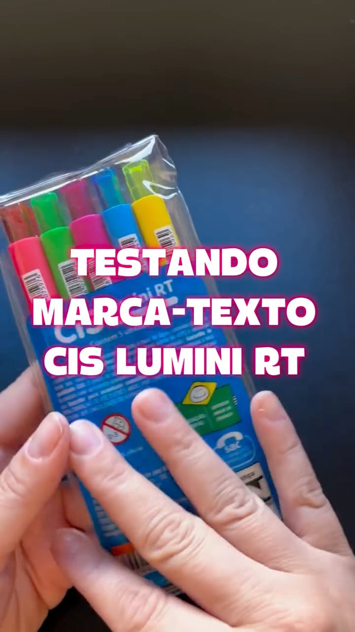CIS LUMINI RT ✨
Fiquei agradavelmente surpresa com o teste desse modelo de marca-texto retrátil da @cis.oficial.
Diferentemente dos outros modelos do mercado, ele tem uma tampinha para proteger a ponta.
A ponta dele é flexível, o que ajuda a marcar textos em lombadas de livros, por exemplo, e as cores são lindas, principalmente o laranja.
🗒️🖊️