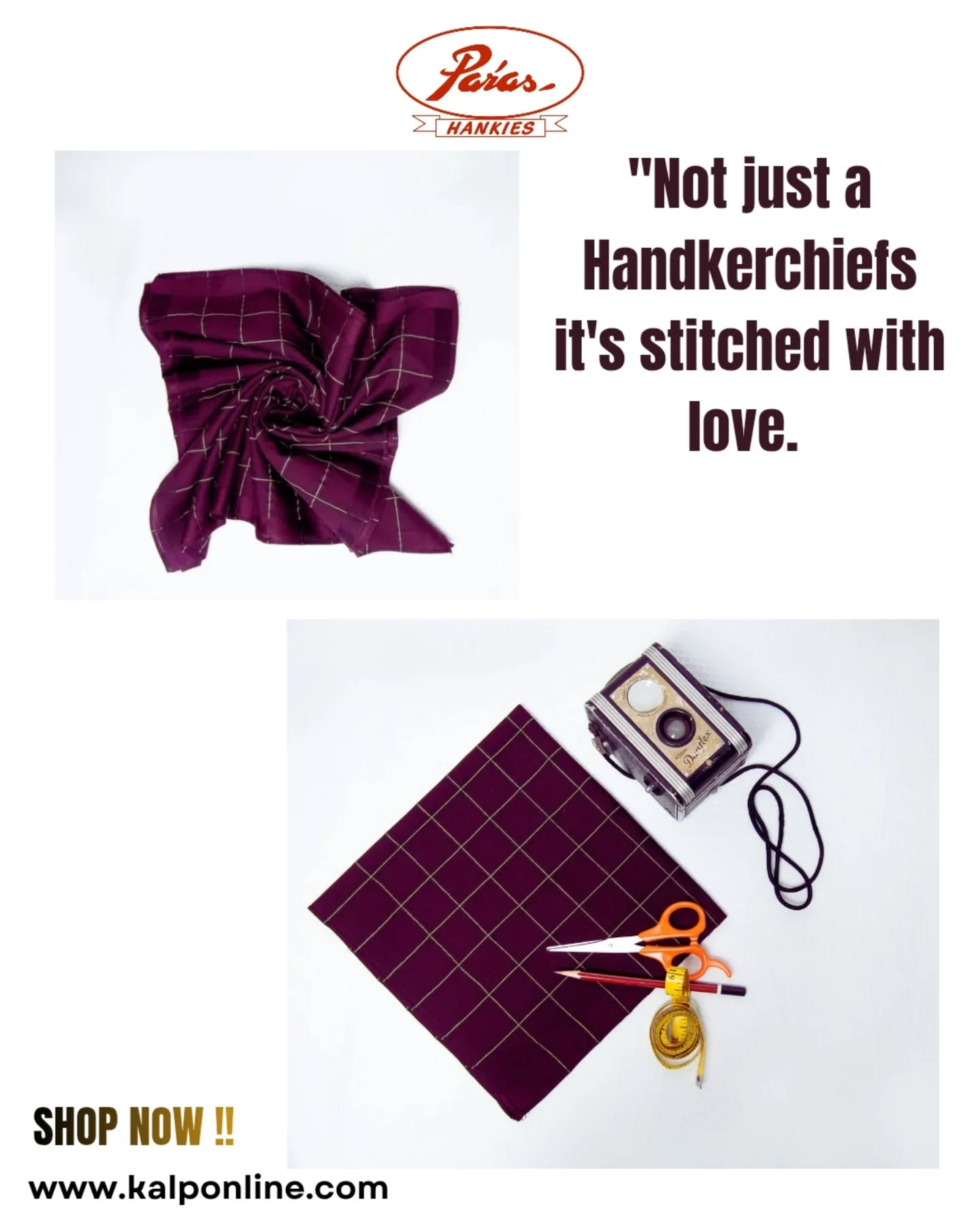 Handkerchiefs of "PARAS BRAND"
Shop Now & Get 20% off
#handkerchiefs #purecotton #paras